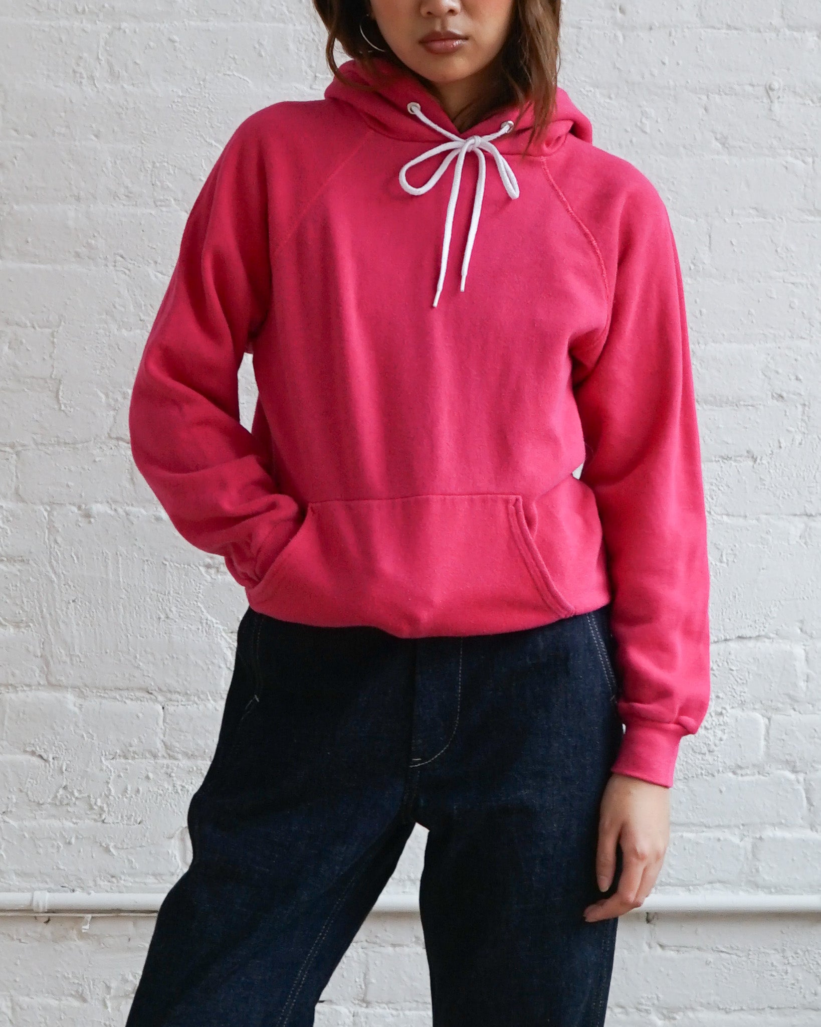 Hooded Plain Sweatshirt Front General Store