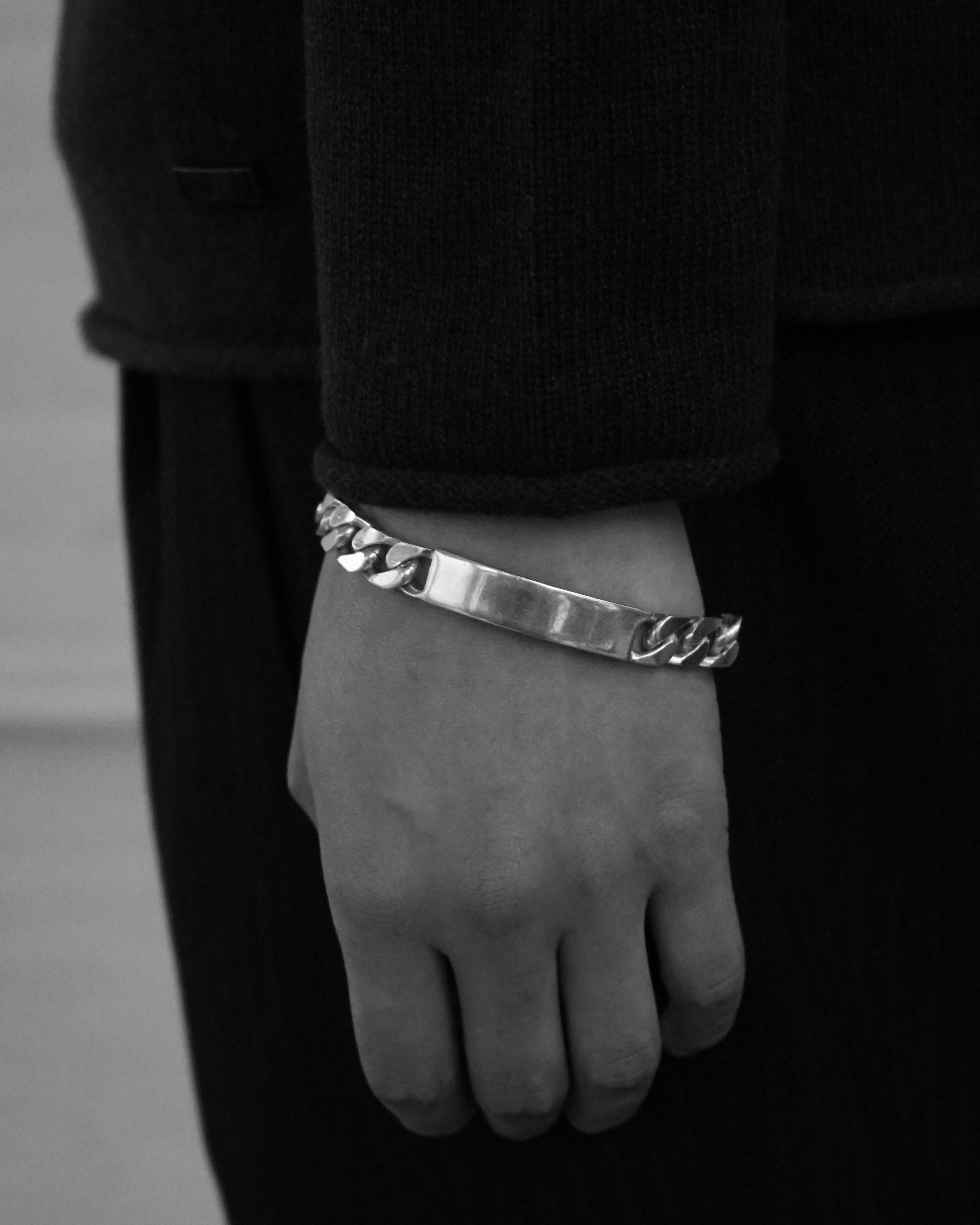 Silver ID Chain Bracelet