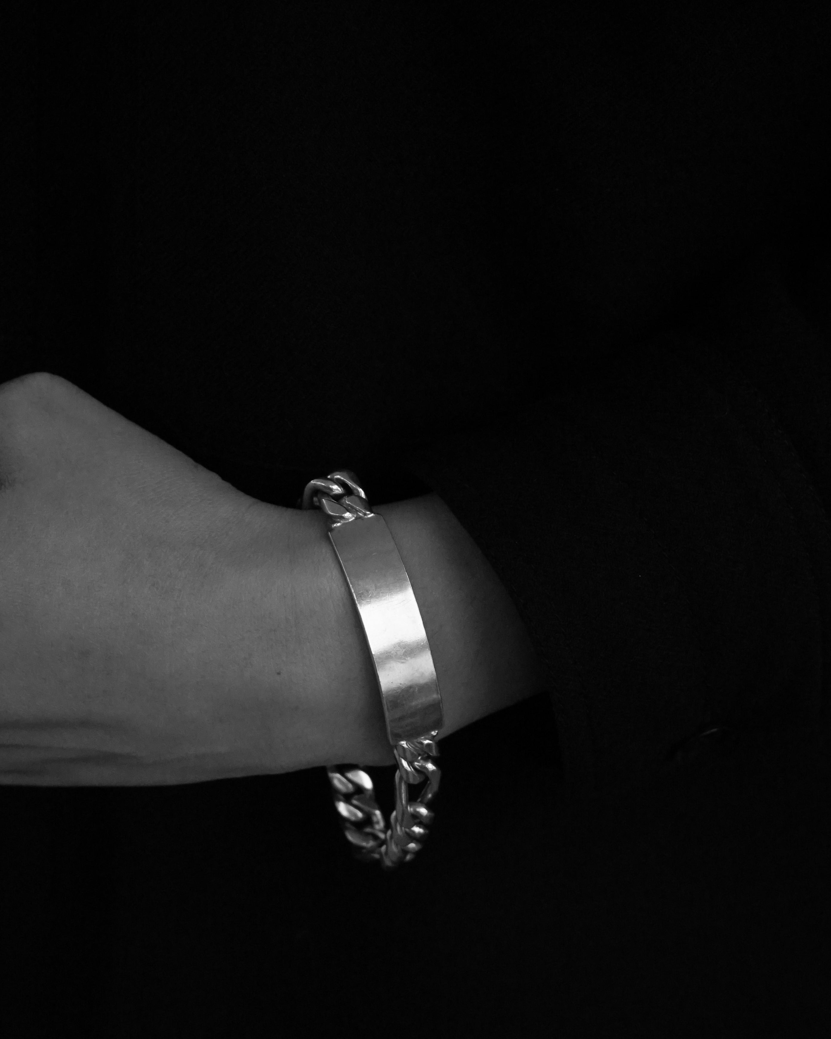 Silver ID Chain Bracelet
