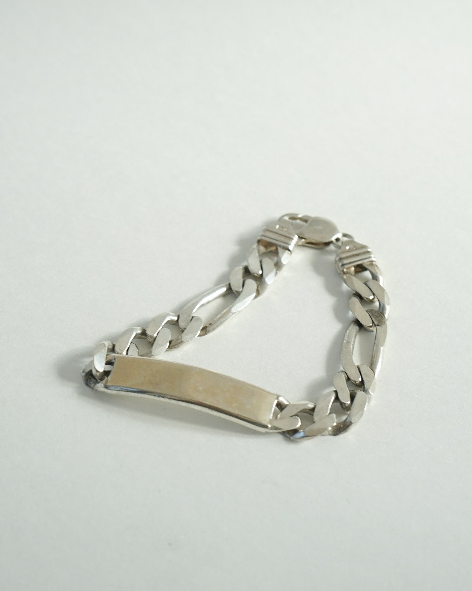 Silver ID Chain Bracelet