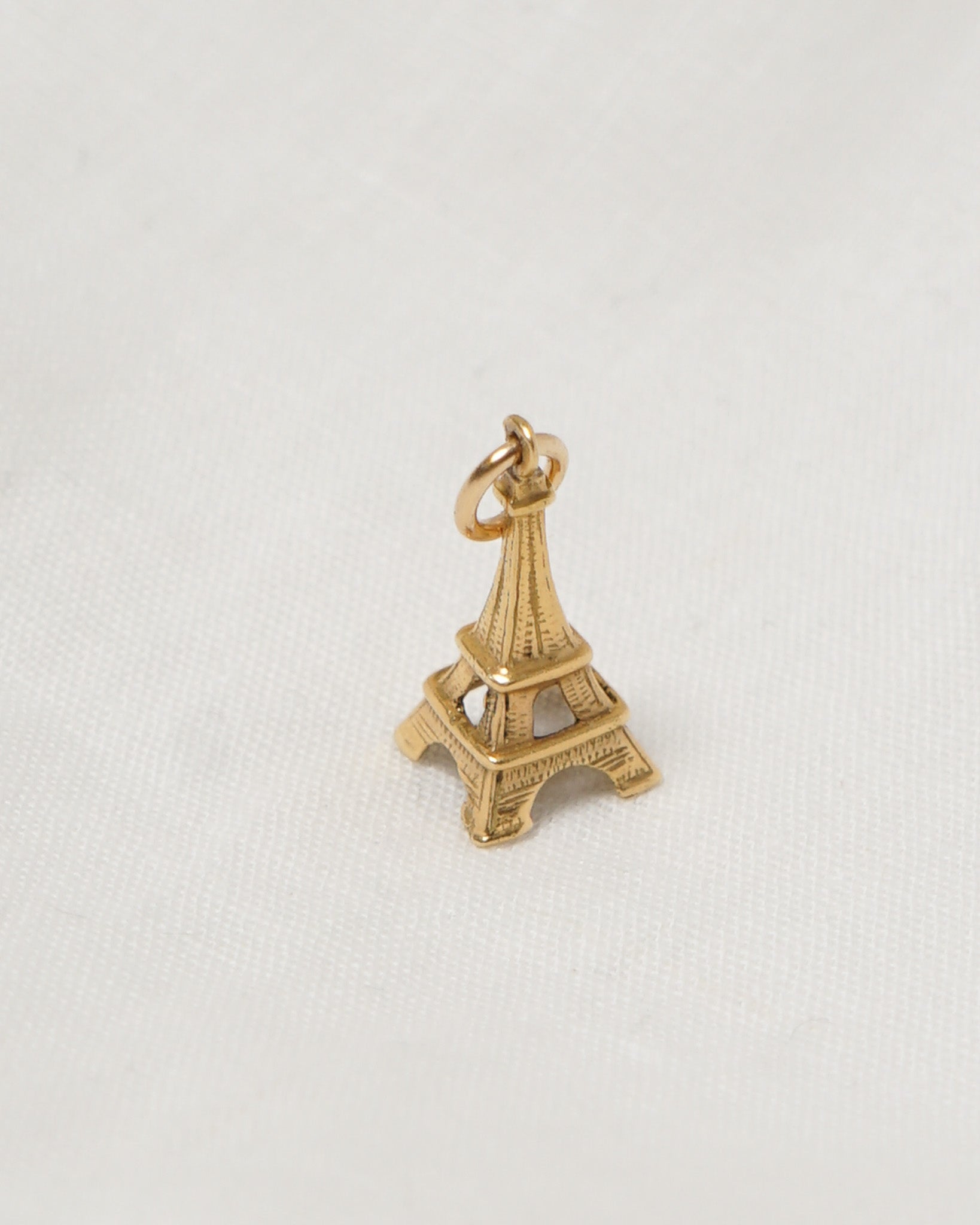 18K Gold Eiffel Tower Charm