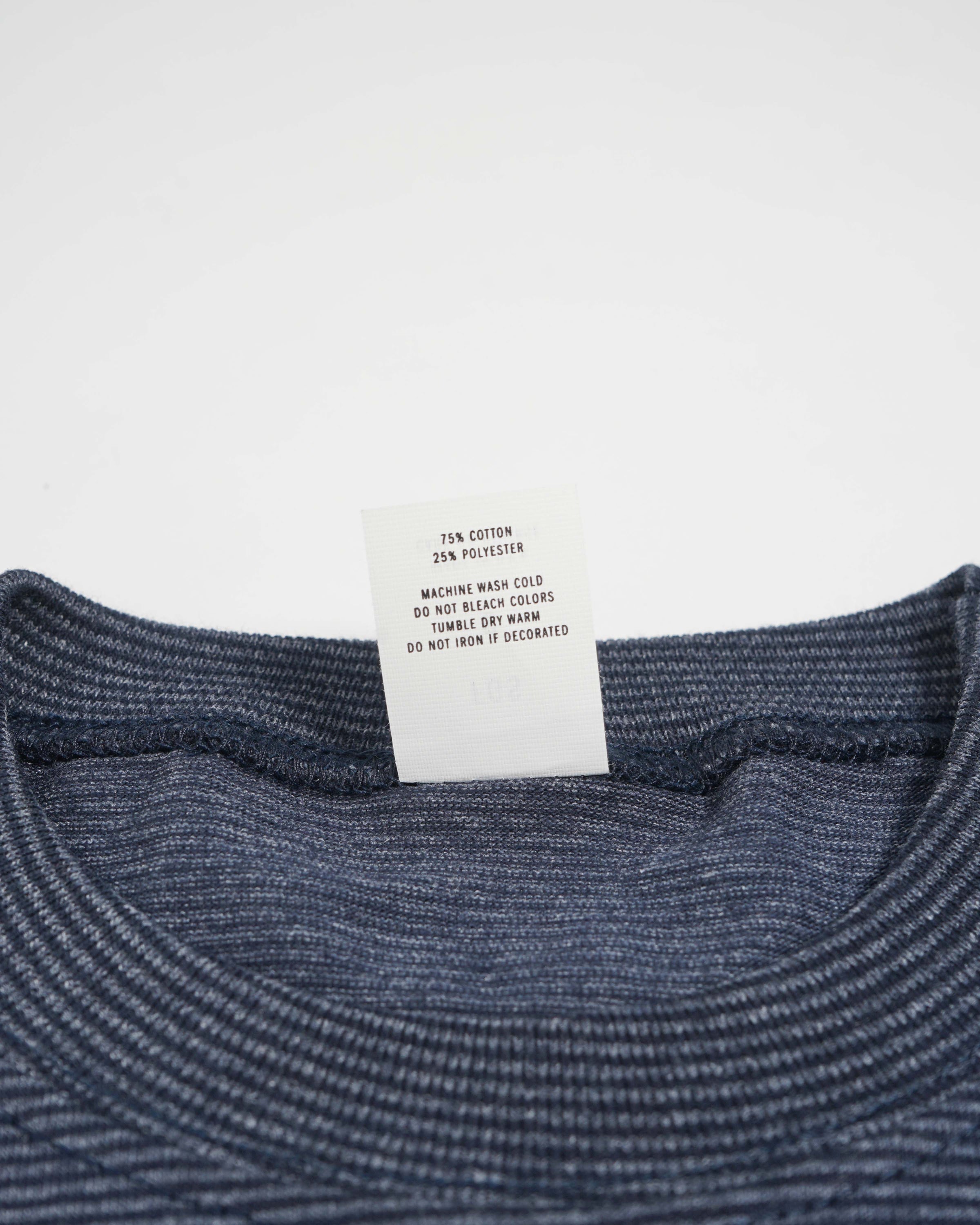 Micro Stripe T-shirt / Dark Blue