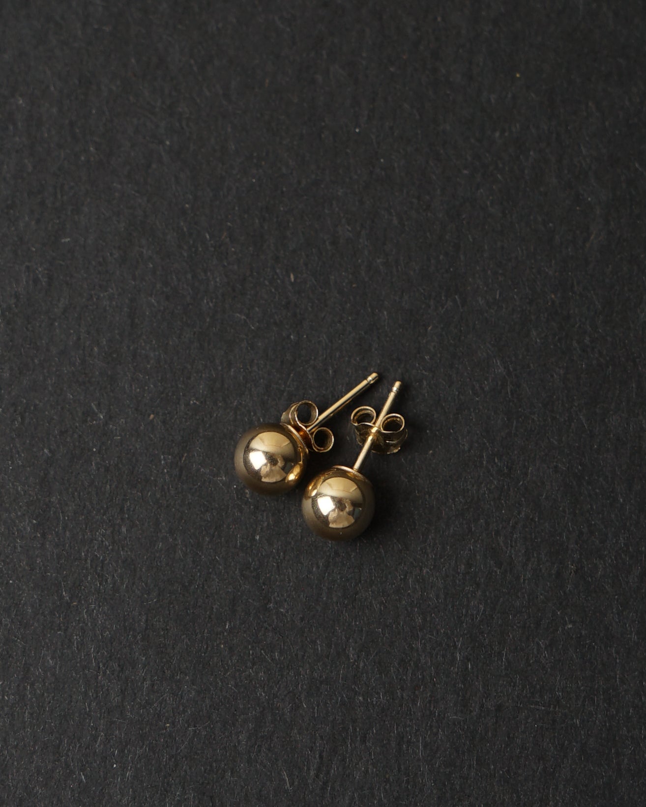 14k Gold Ball Earrings