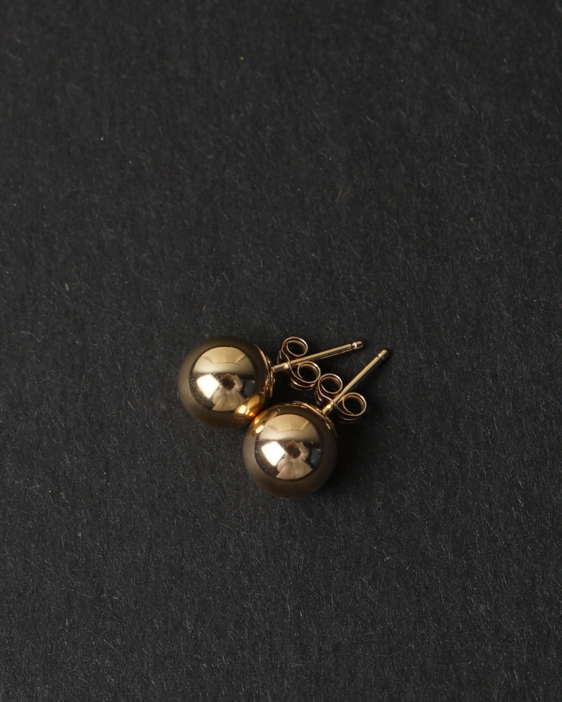 14k Gold Ball Earrings 7mm