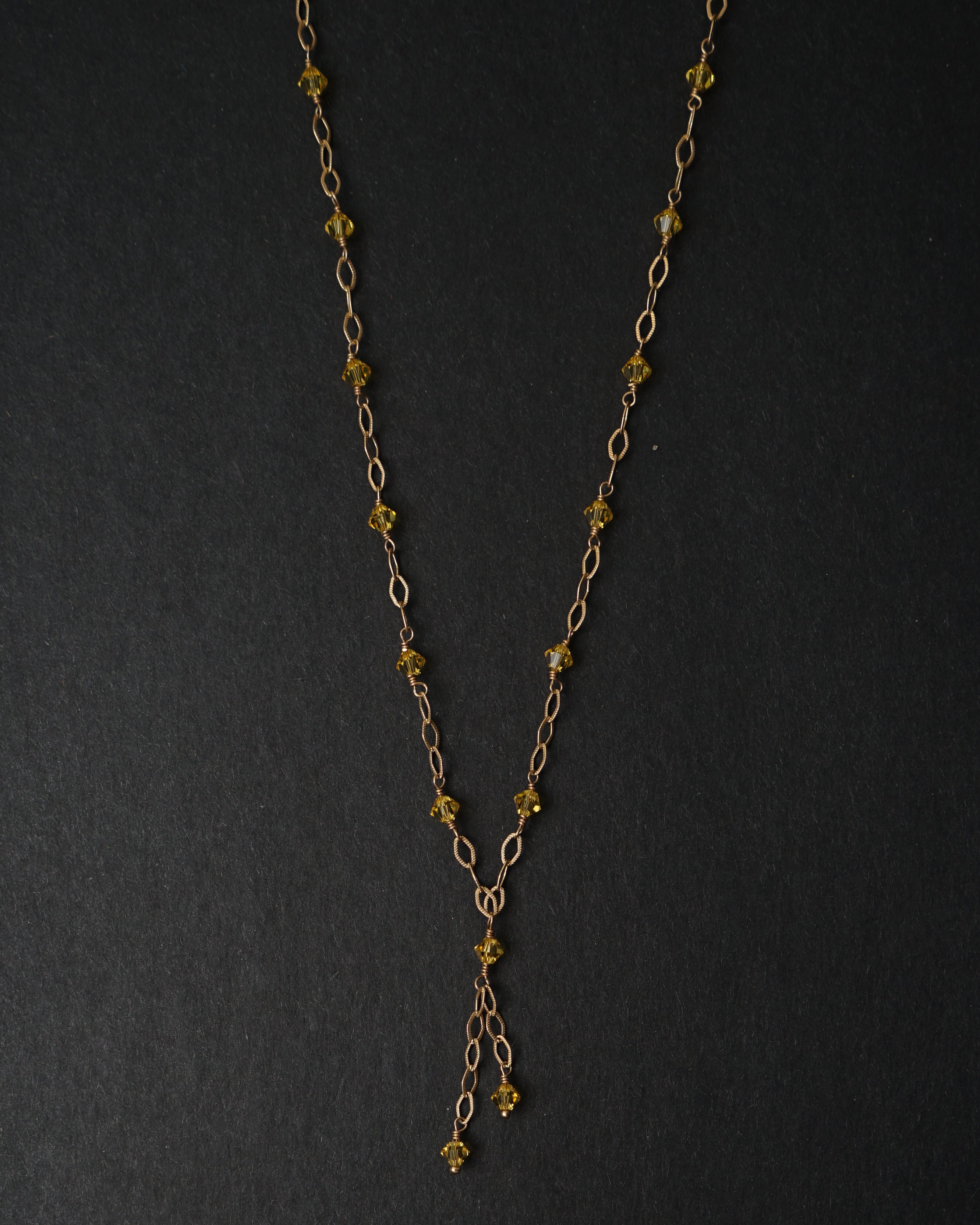 14k Gold x Citrine Necklace