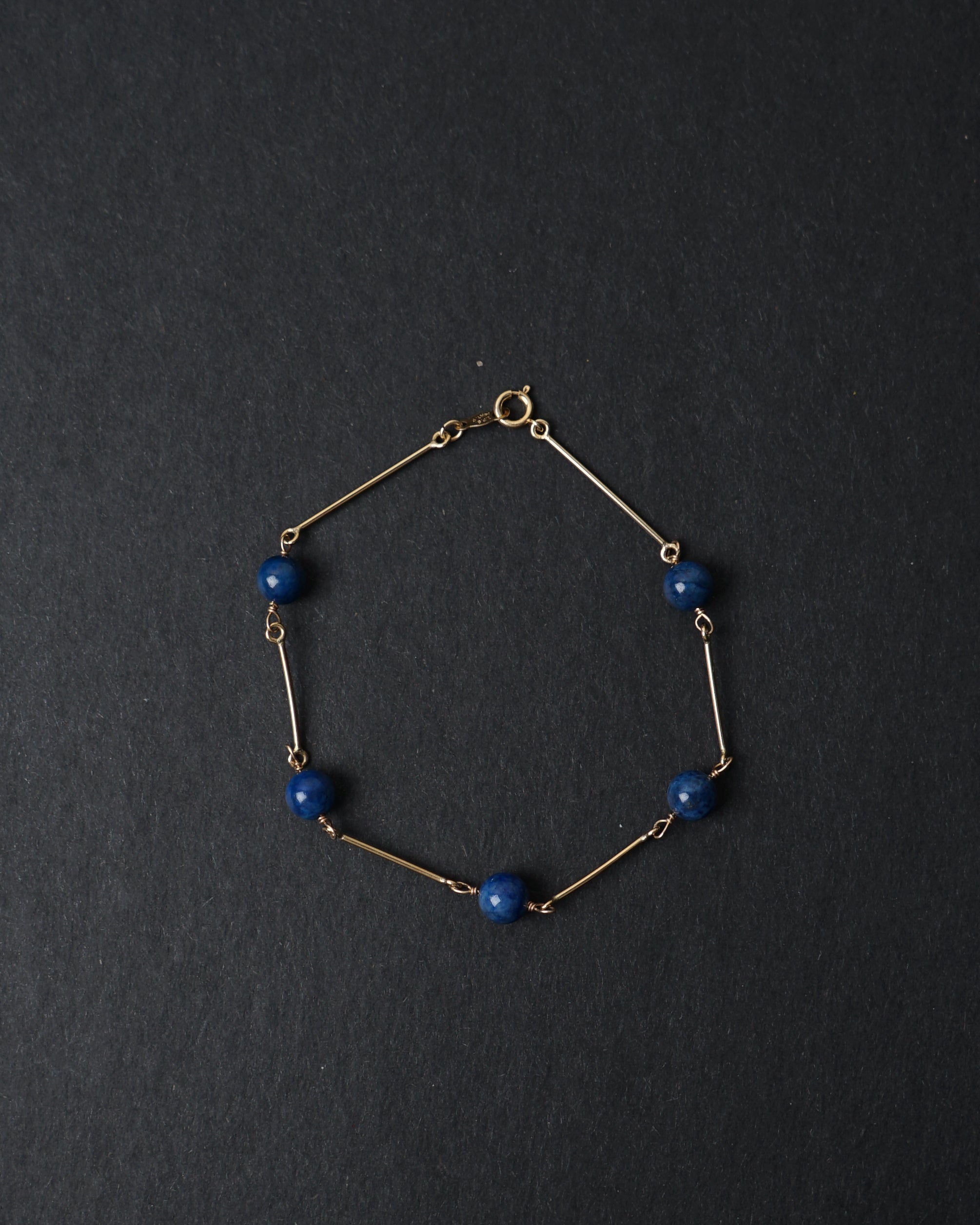 14k Gold x Lapis Bracelet