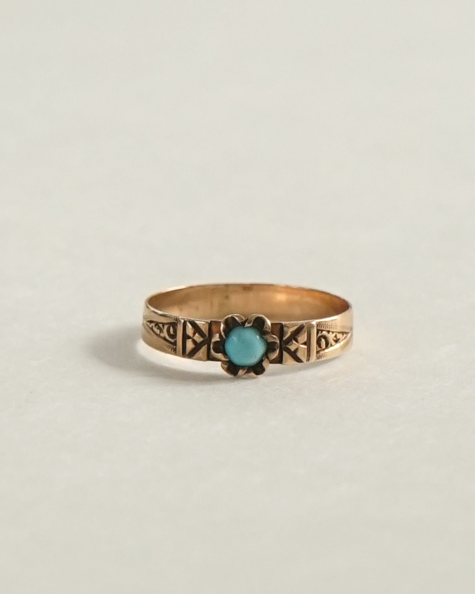 14k Gold Ring w/ Turquoise