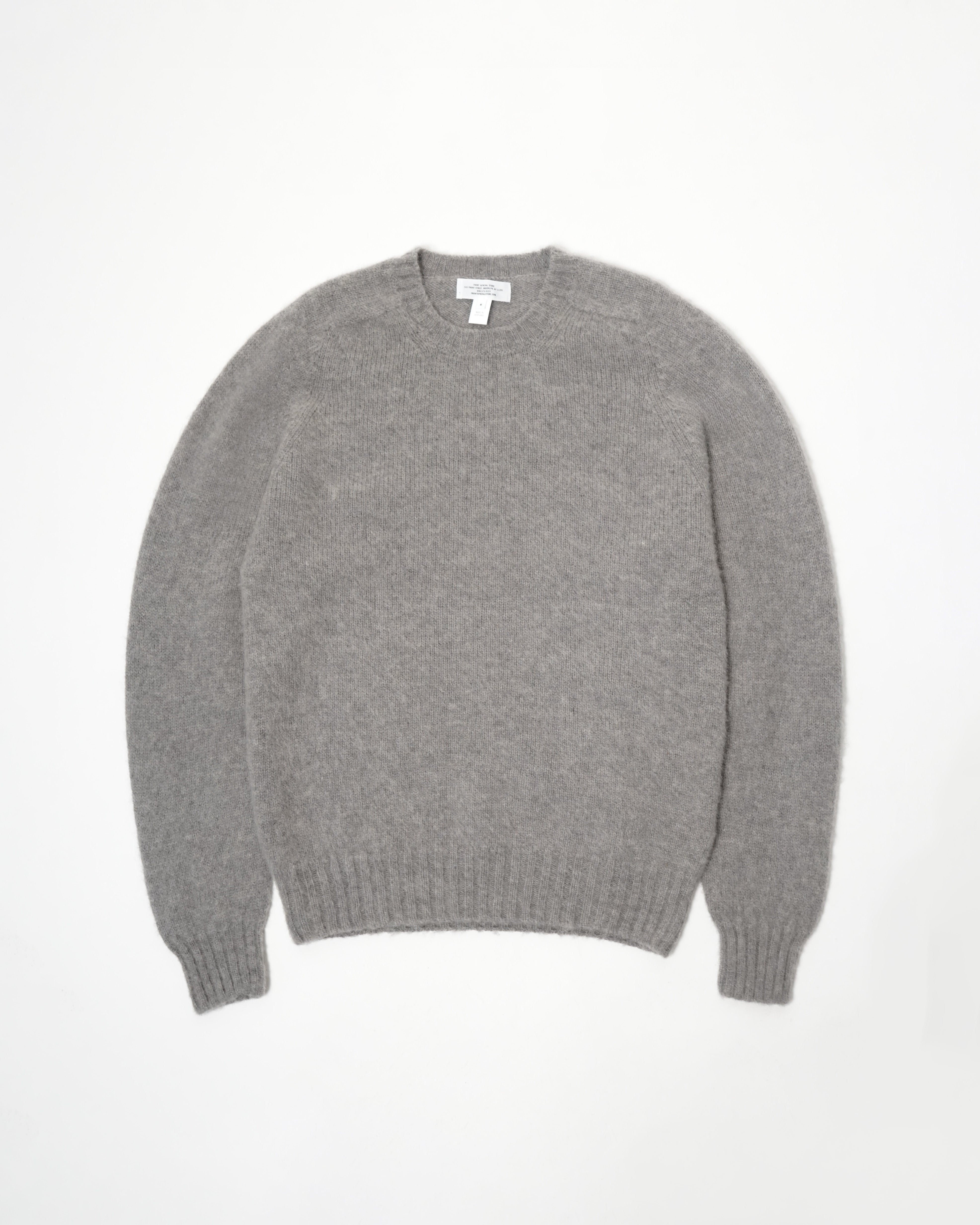 FGS Originals - Brushed Shetland Sweater Crew Neck / Gray