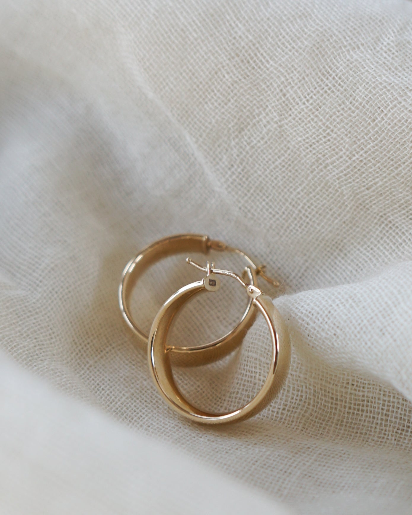 14k Gold Hoop Earrings