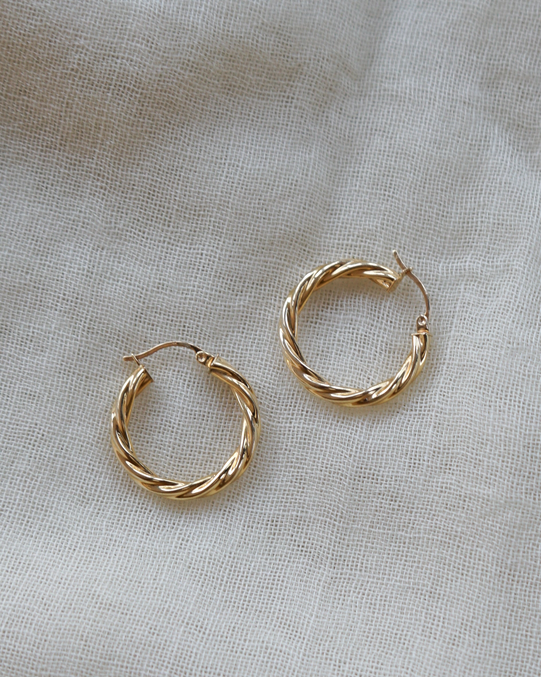 14k Gold Hoop Earrings