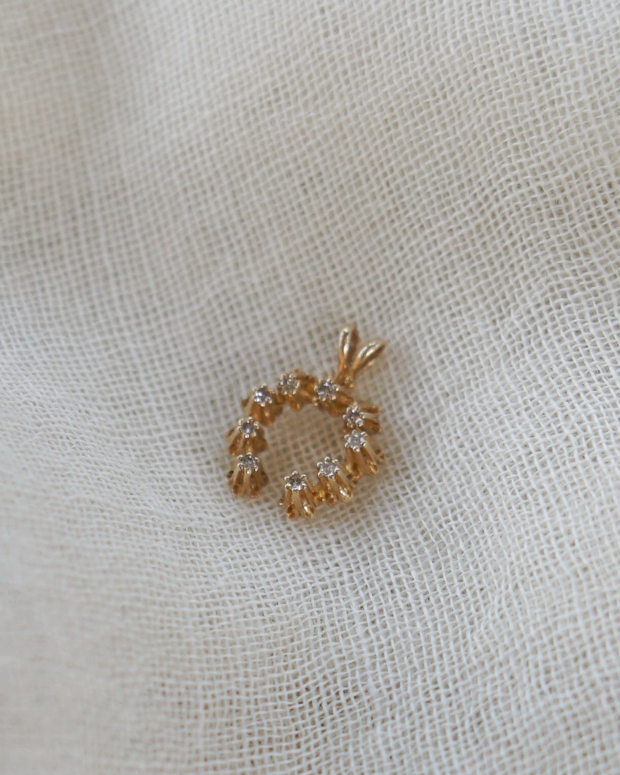 14k Gold x Diamond Charm