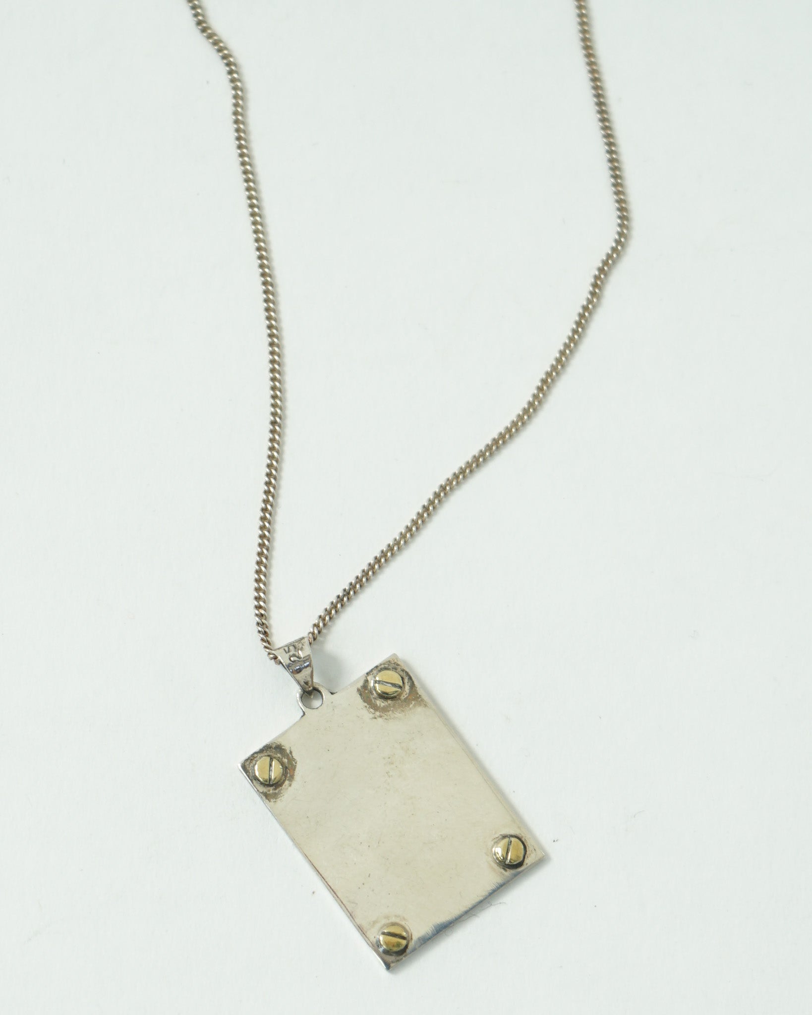 Silver Necklace w/ Charm