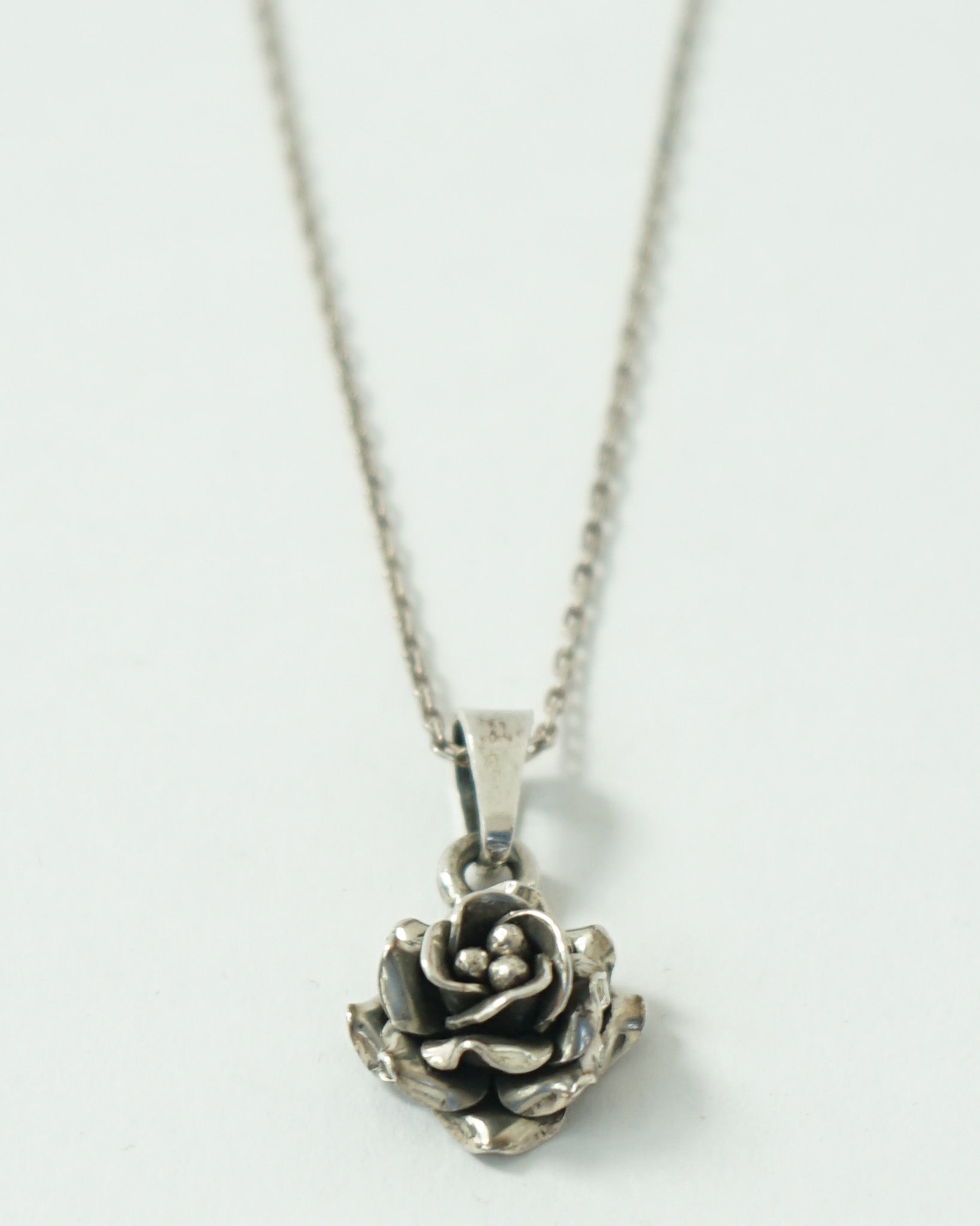 Silver Necklace w/ Charm