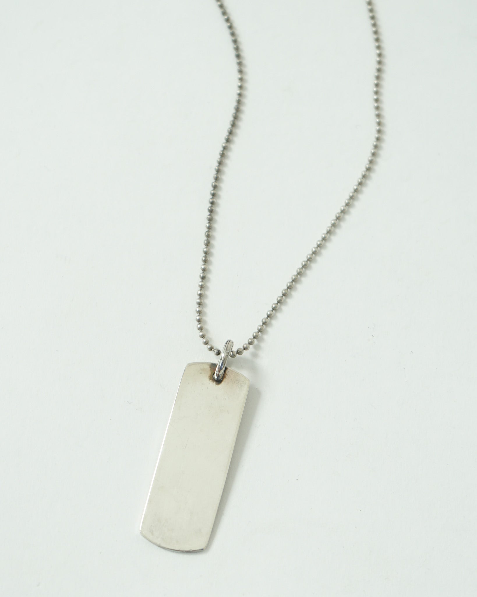 Silver Necklace w/ Charm