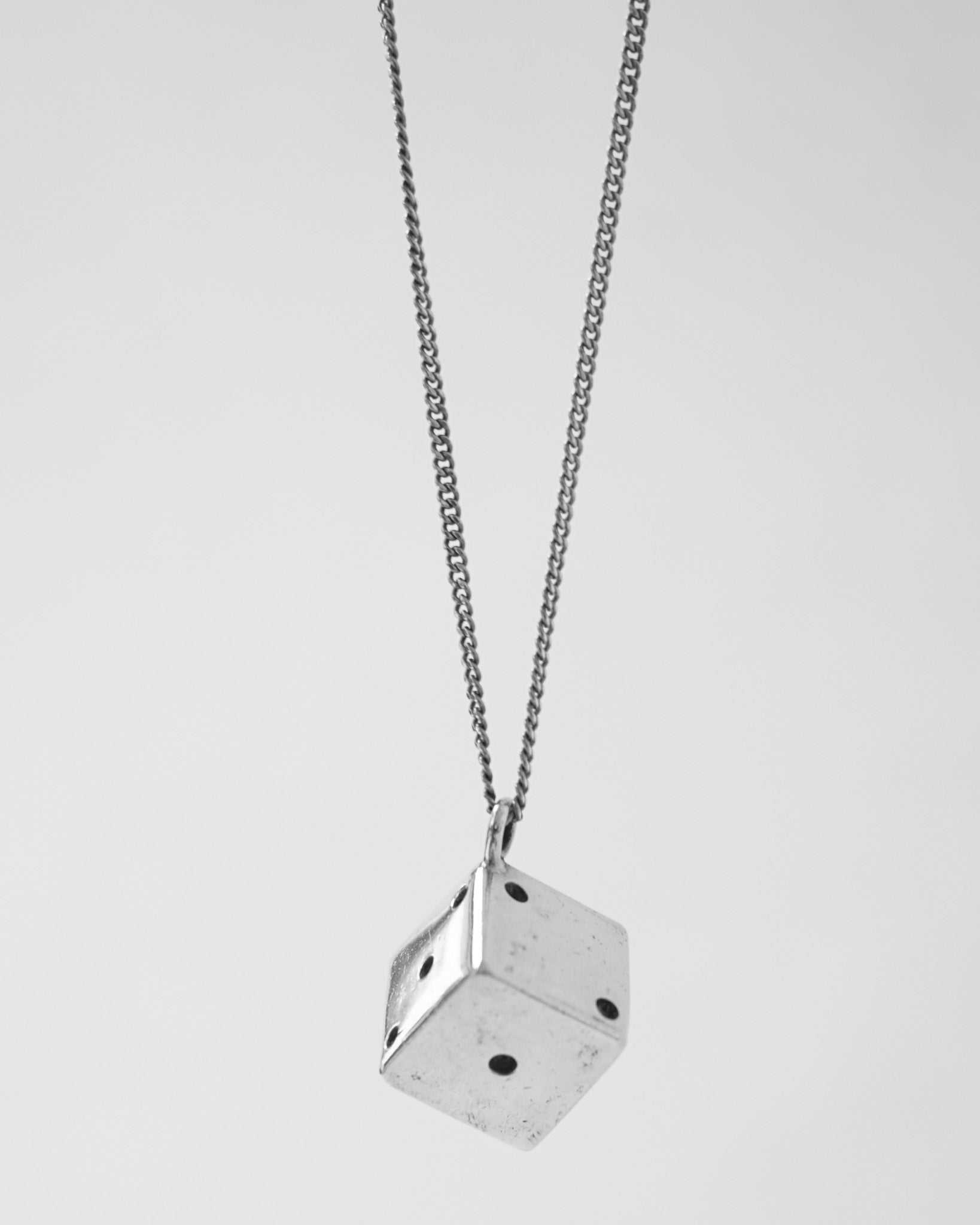 Silver Necklace w/ Charm