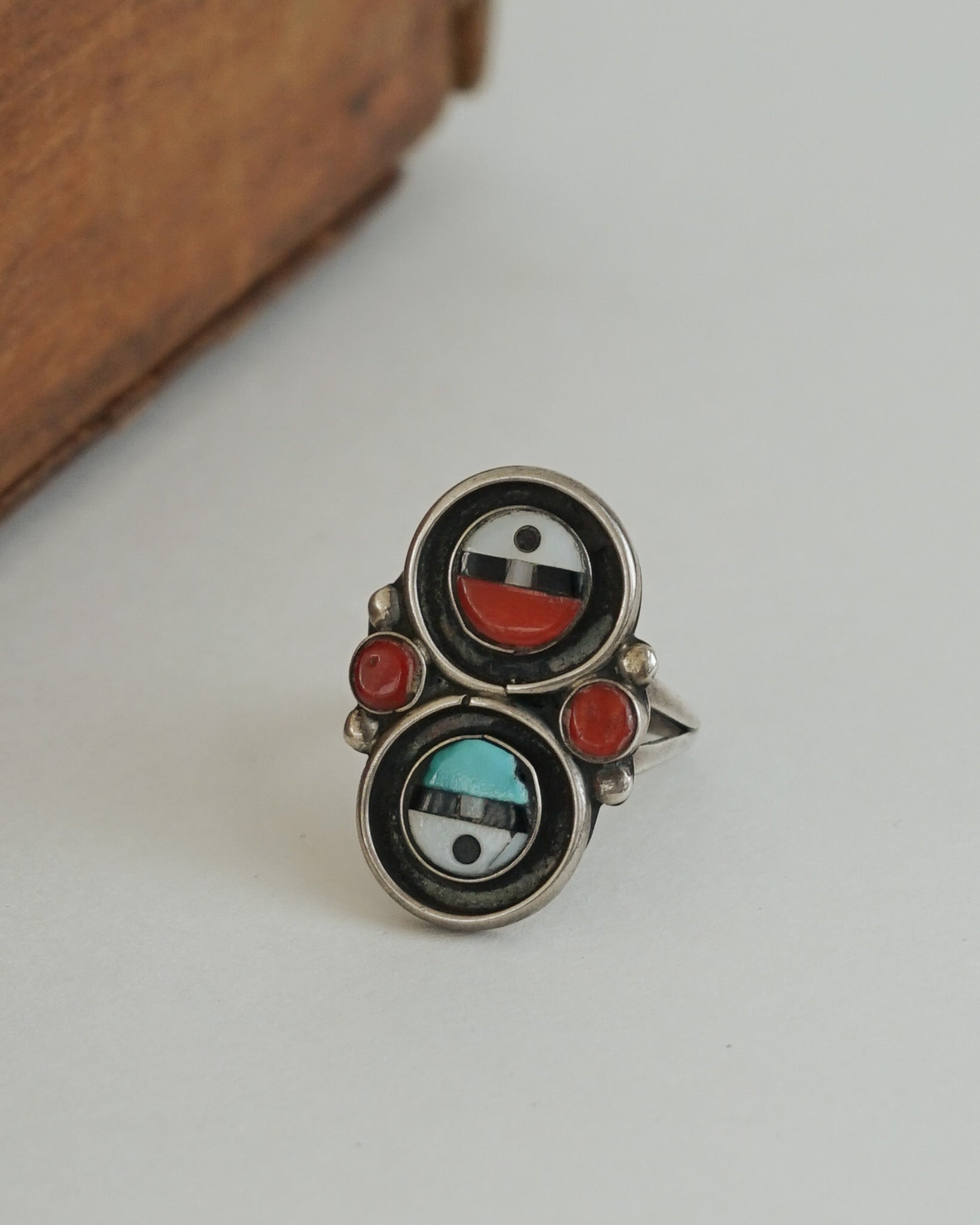 Silver Ring w/ Multi Stones