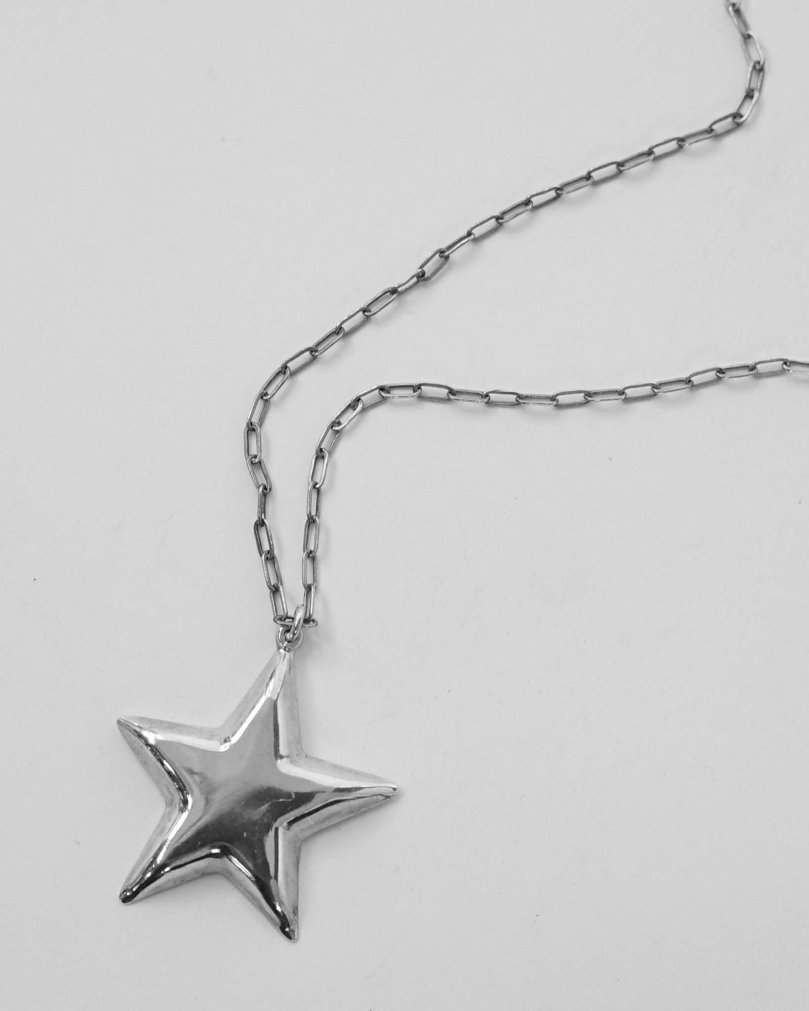 Silver Necklace w/ Star Charm