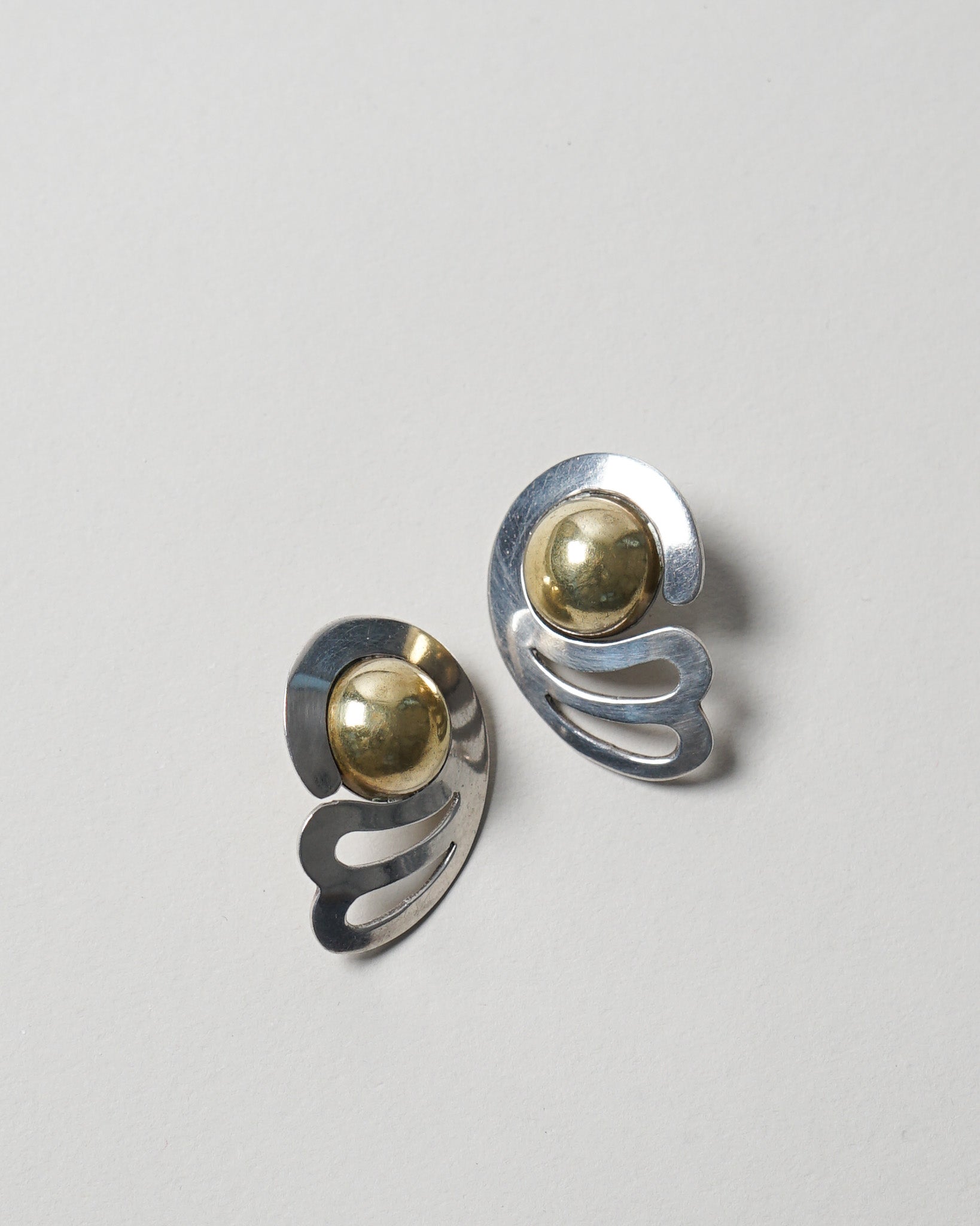 Silver x Brass Earrings