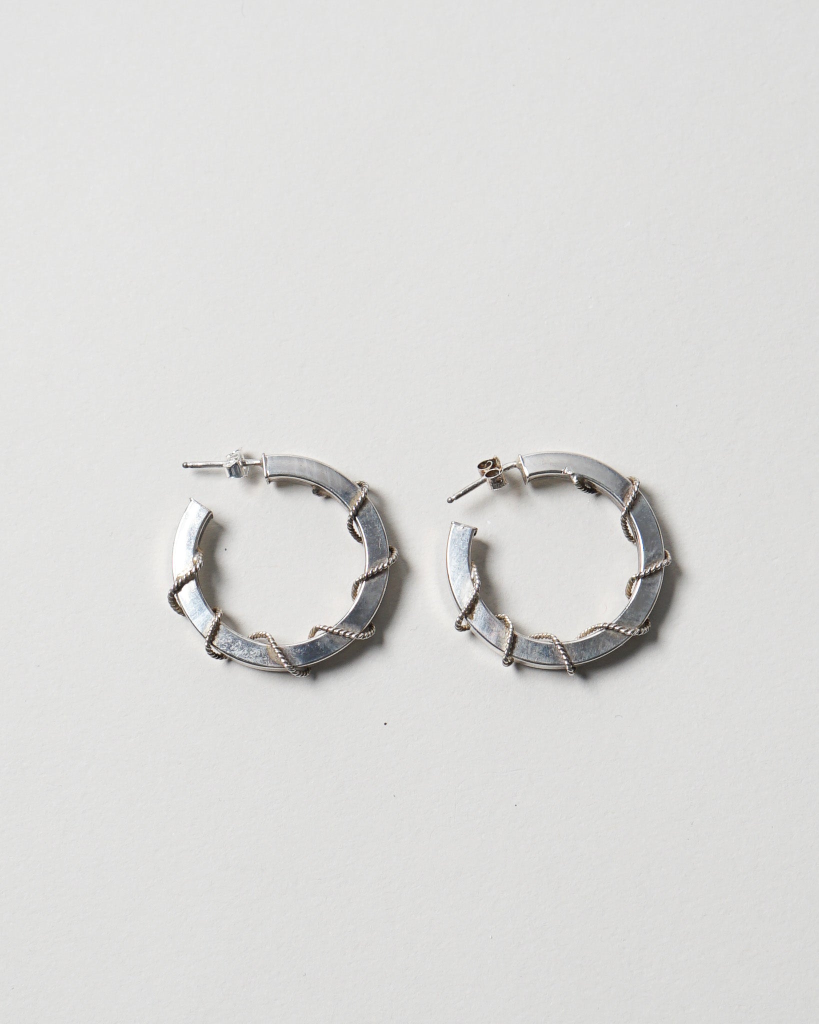 Silver Hoop Earrings