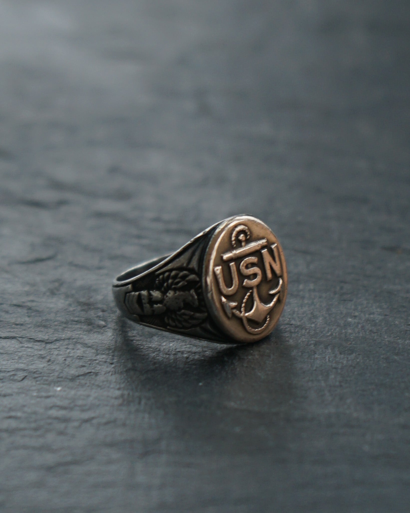 Silver US Navy Ring / Size: 9 – Front General Store