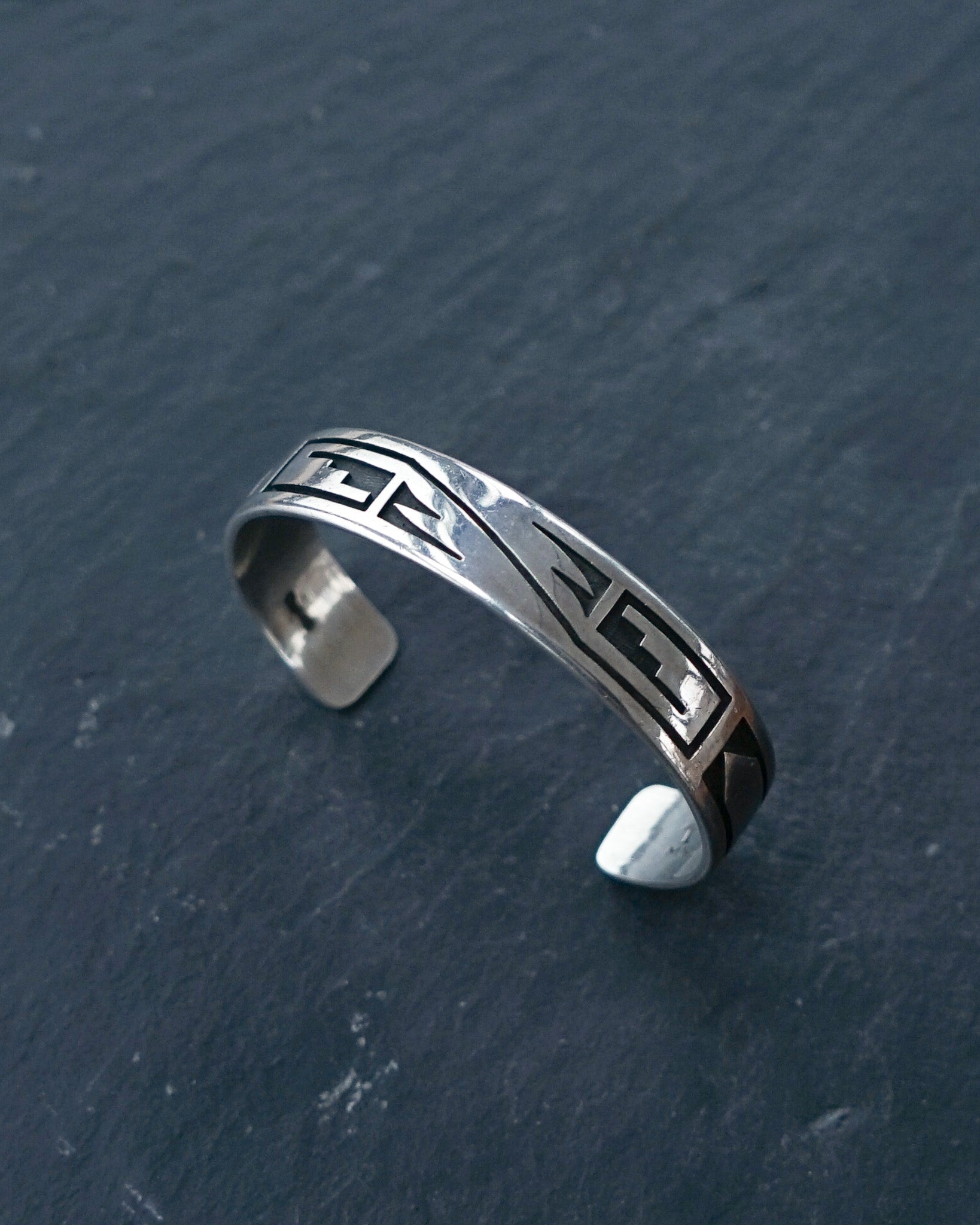 Hopi Silver Cuff Bracelet