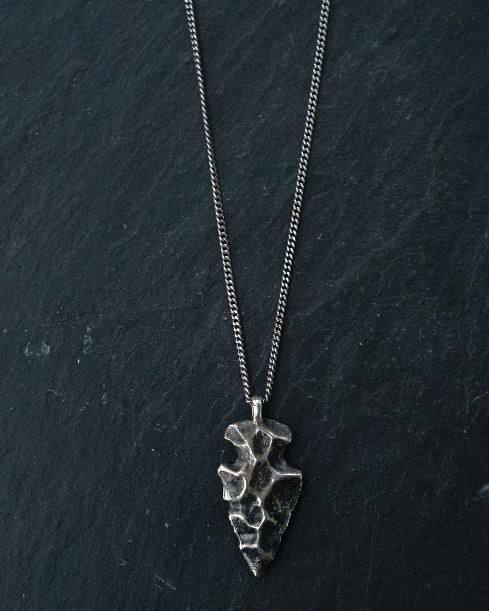 Silver Chain Necklace w/ Charm