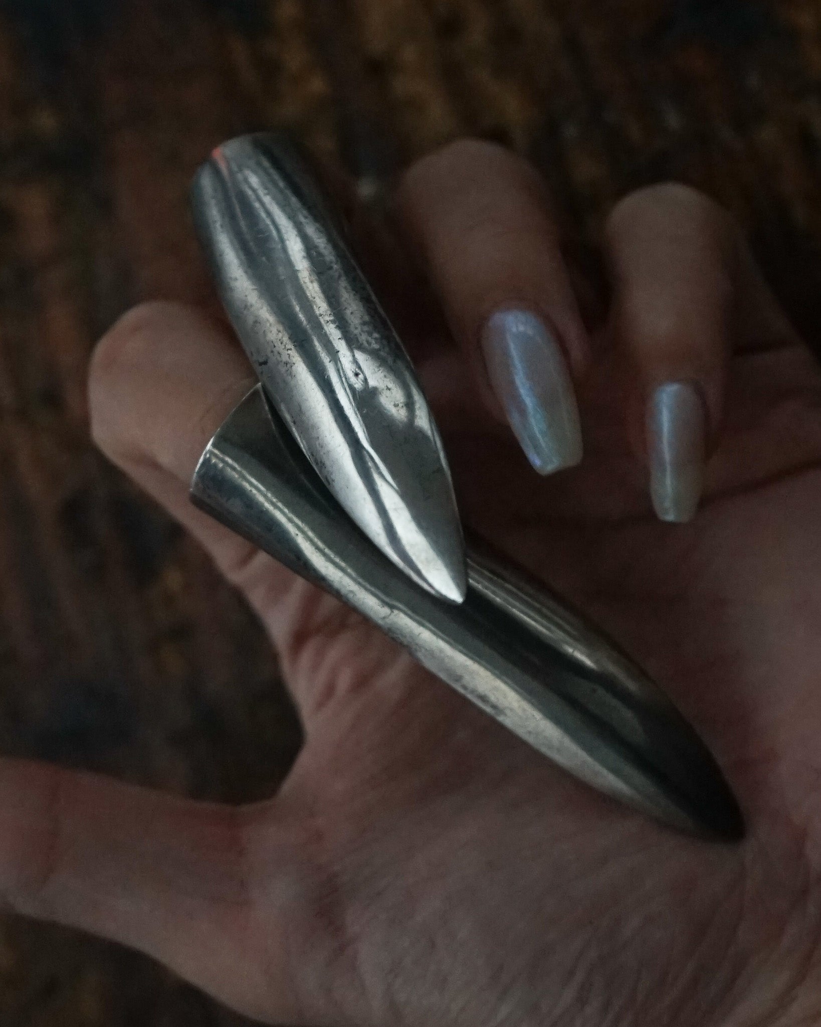 Silver Nail Ring