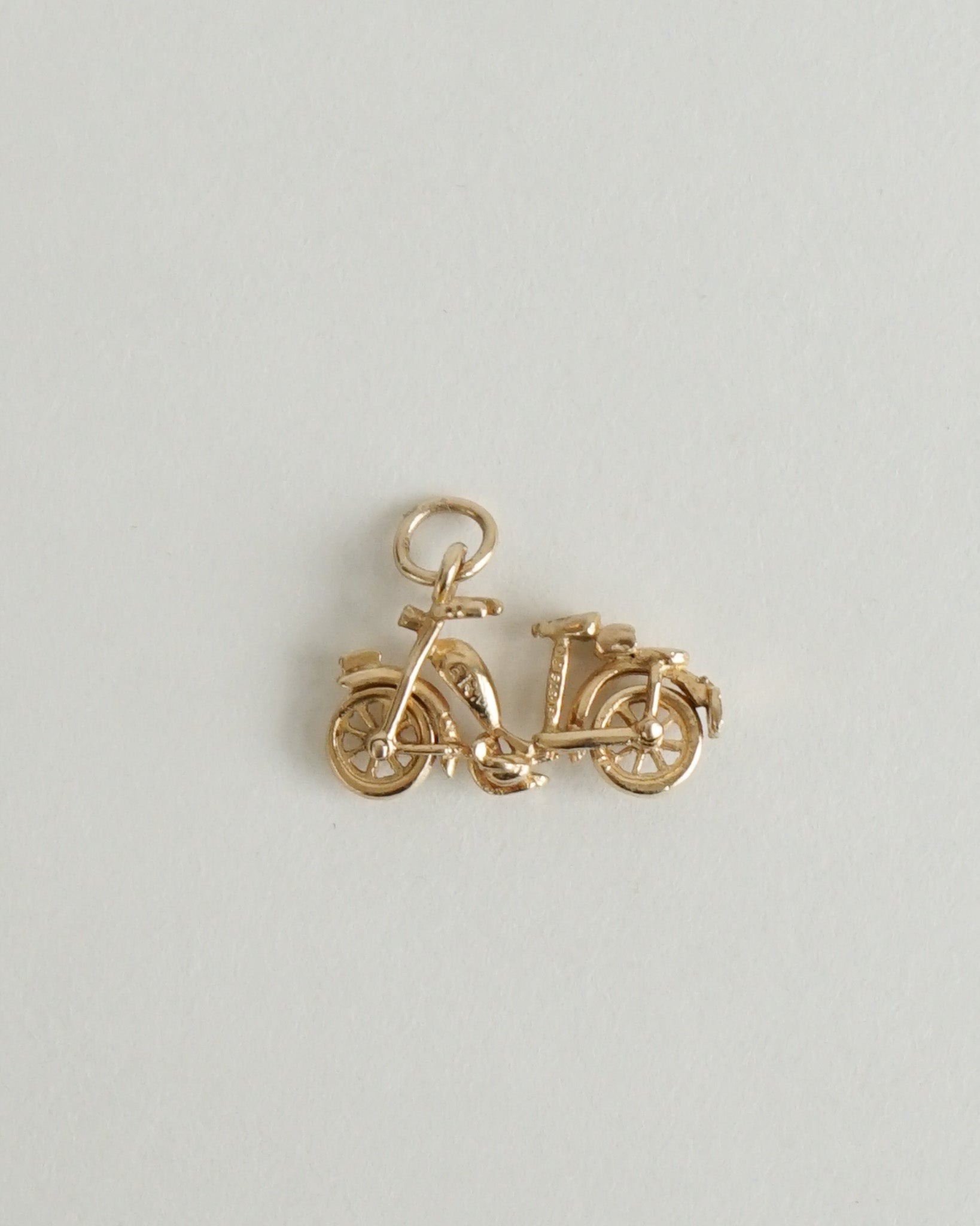 9k Gold Bike Charm