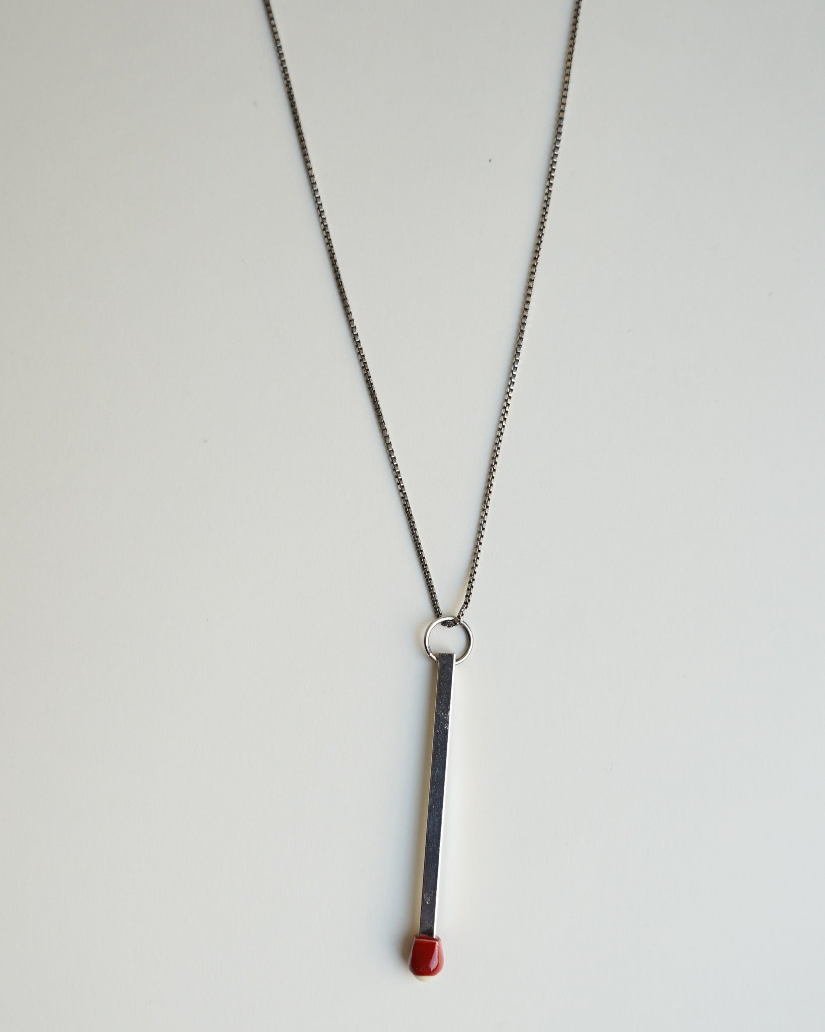 silver necklace