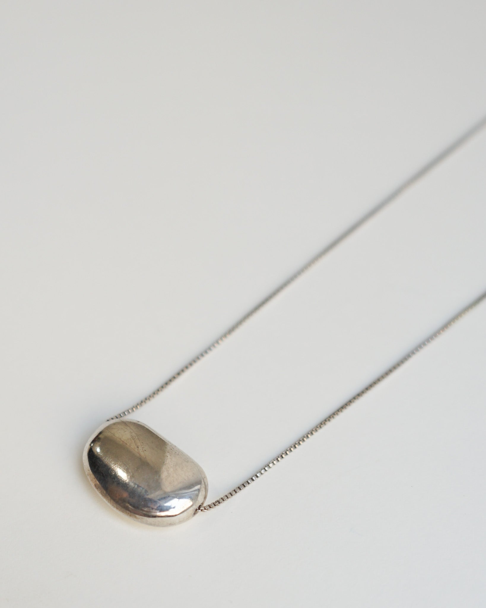 silver necklace