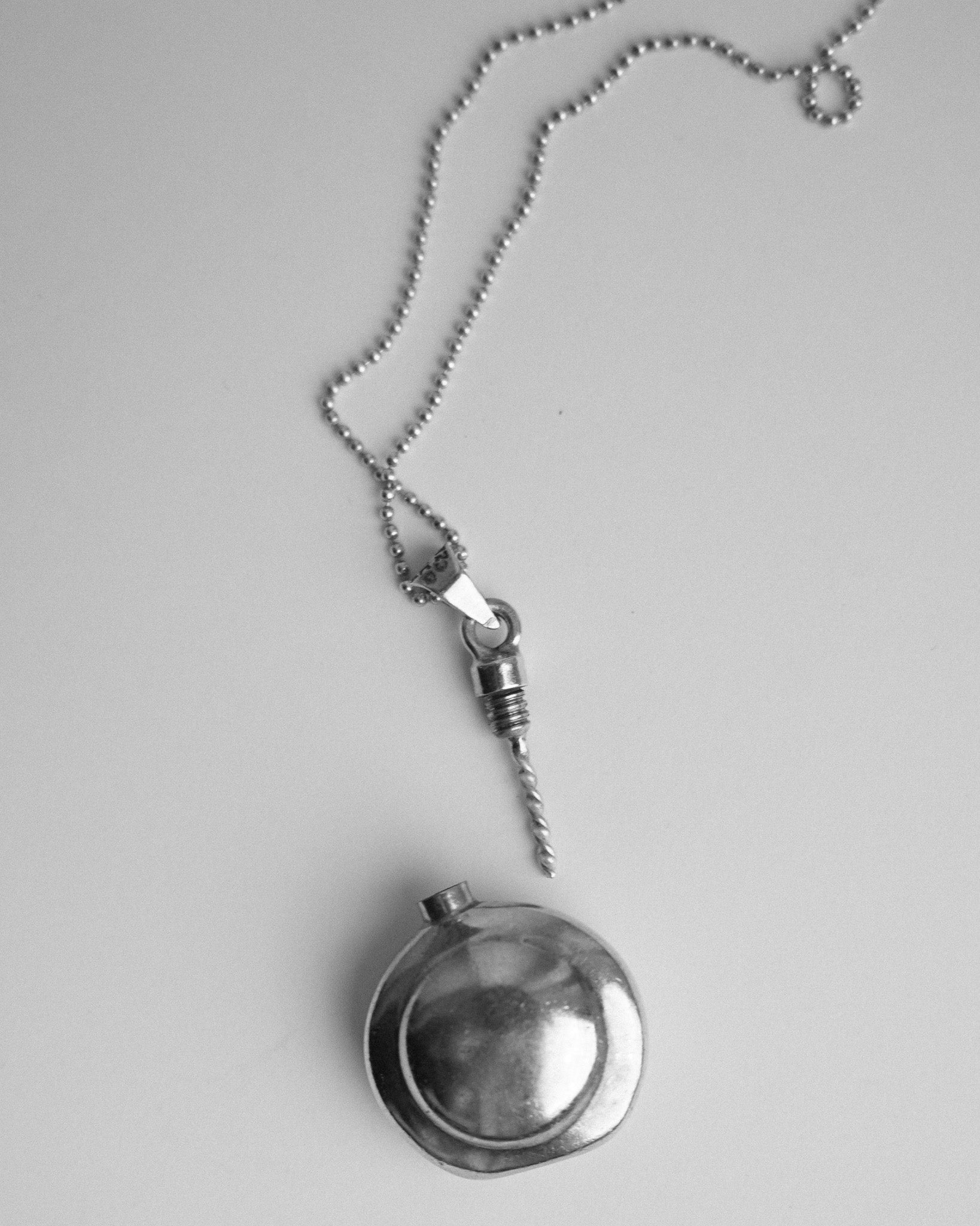 silver necklace