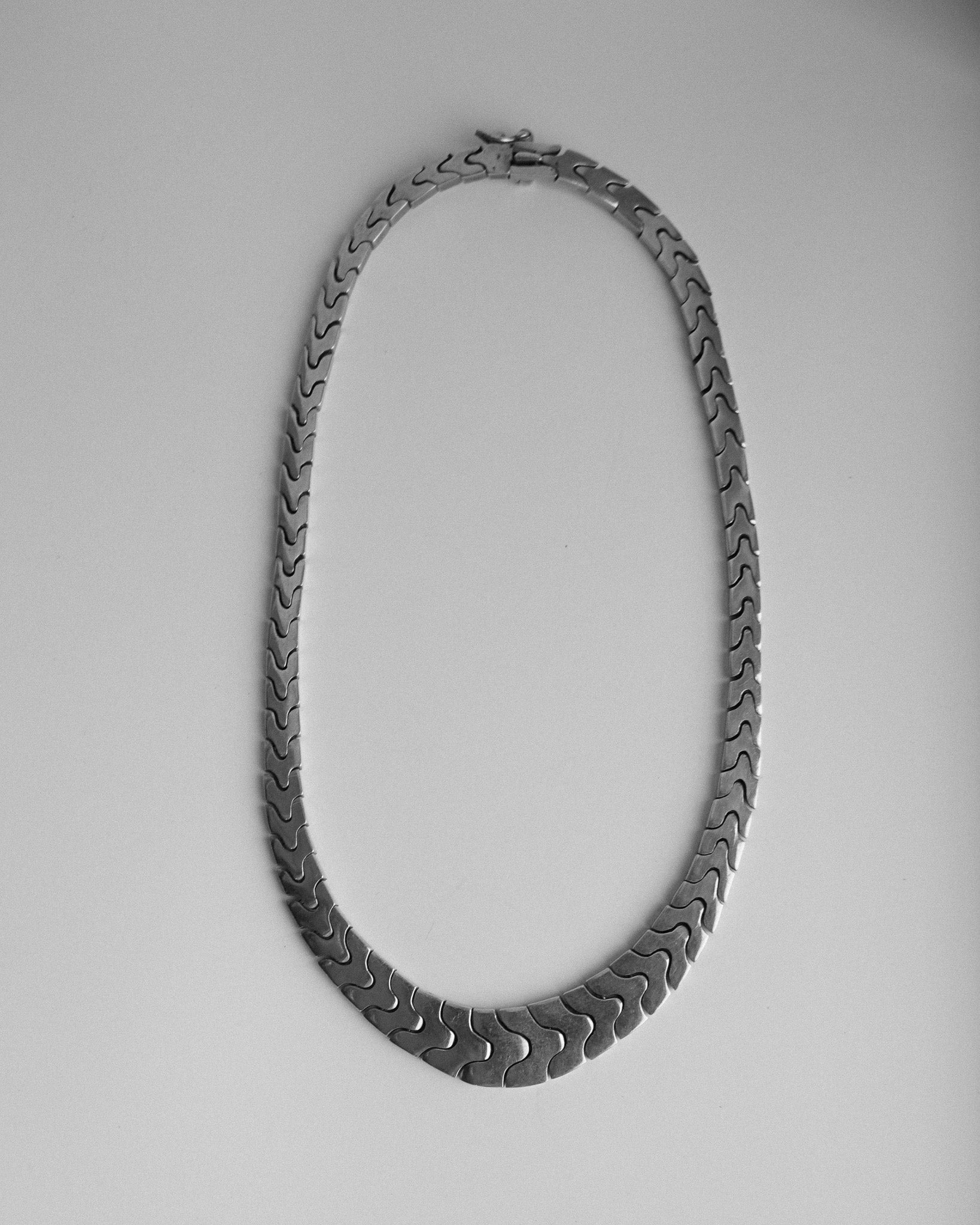 silver necklace