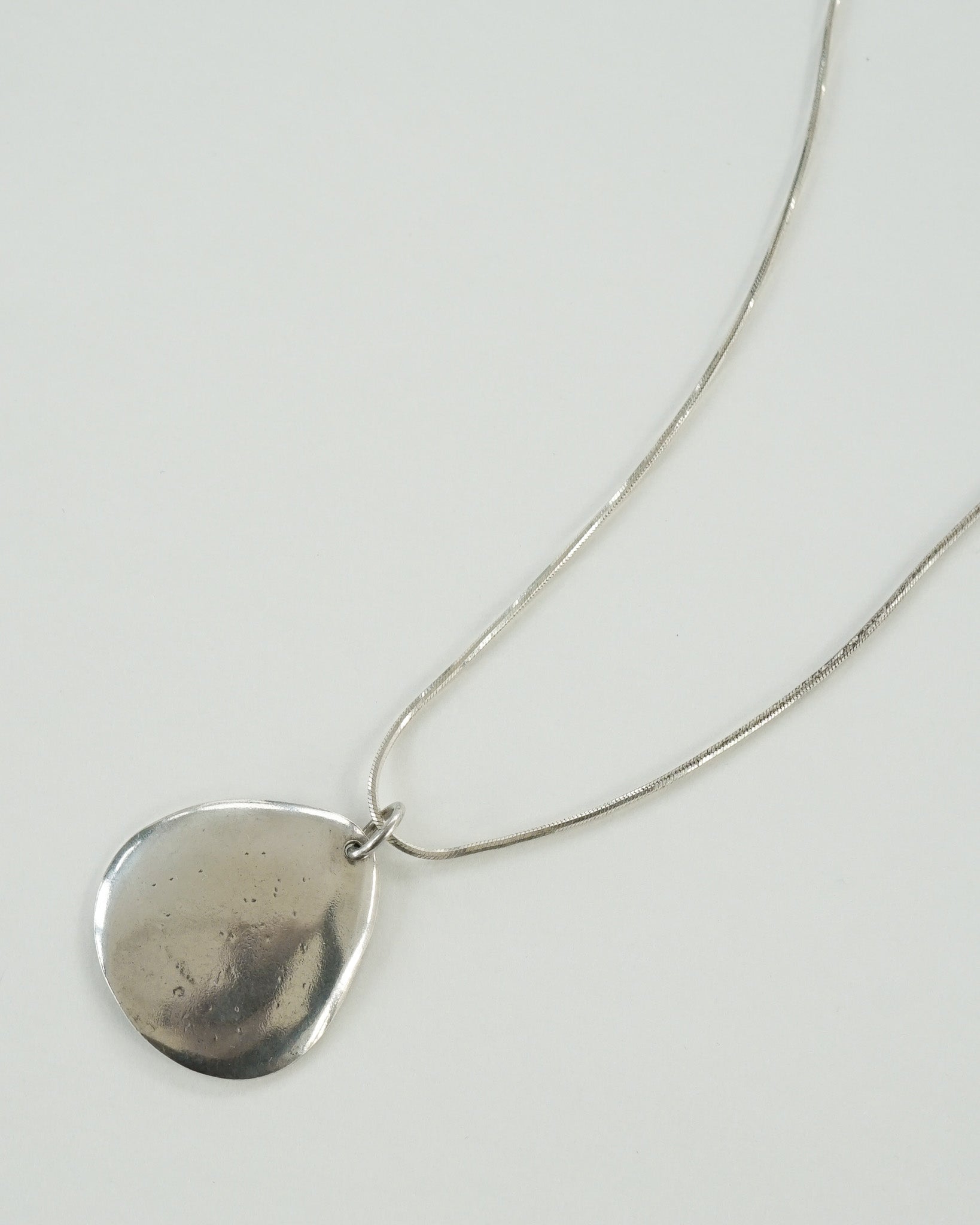 Silver Chain Necklace w/ Charm