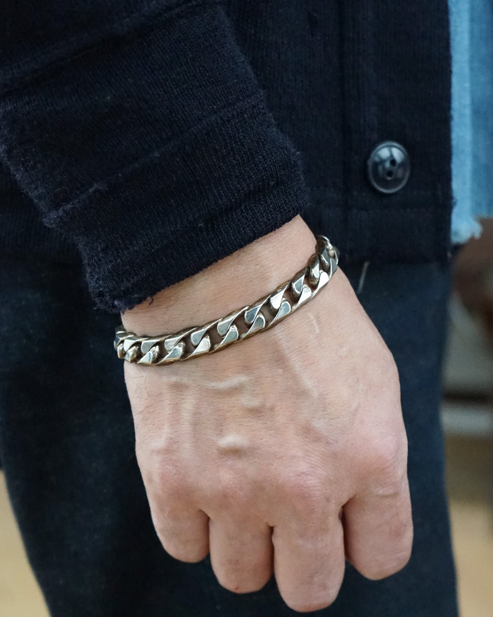 Silver Box Chain Bracelet