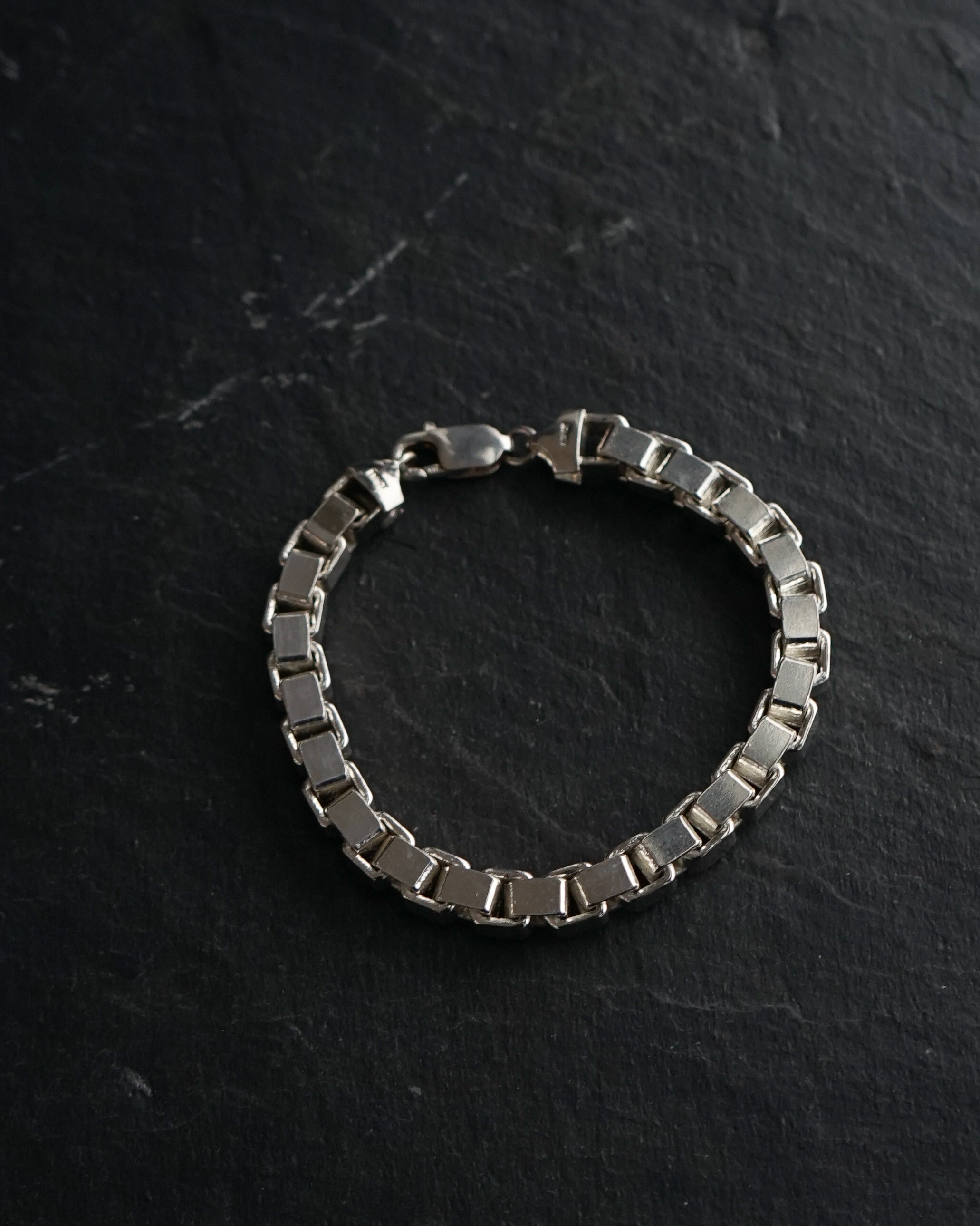 Silver Box Chain Bracelet