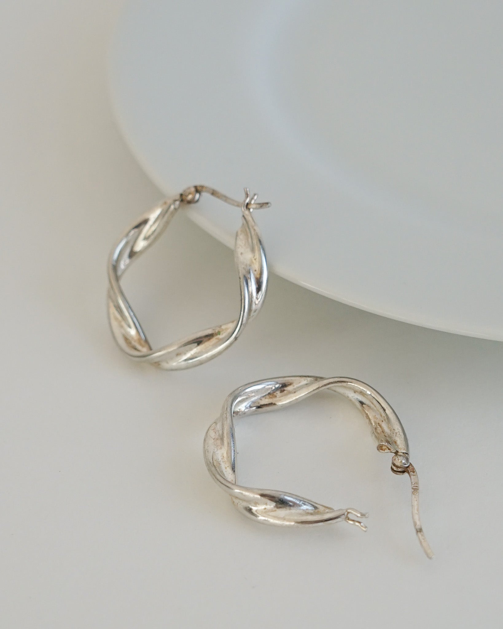 Silver Hoop Earrings