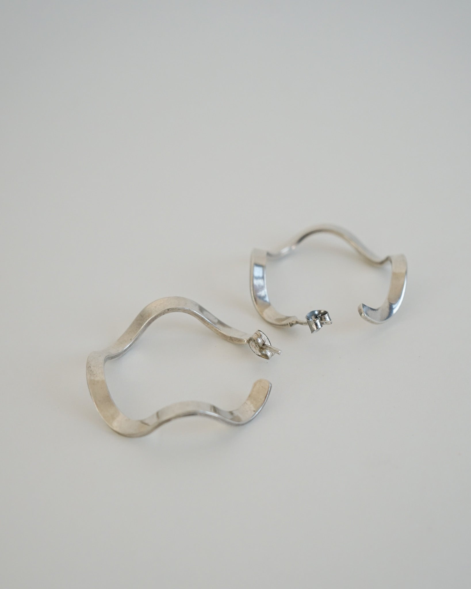 Silver Hoop Earrings