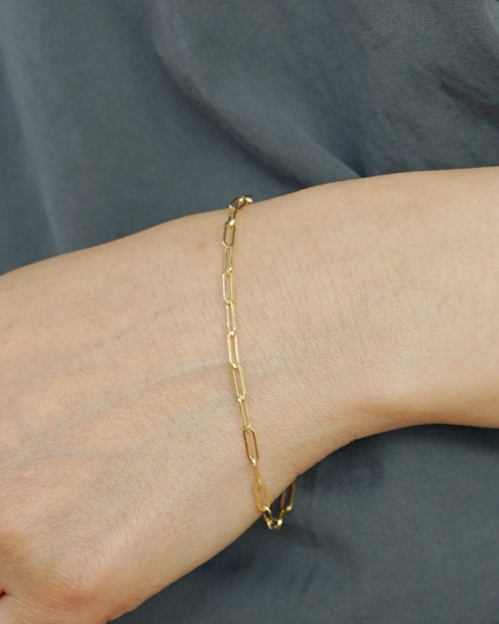 14k Gold Chain Bracelet