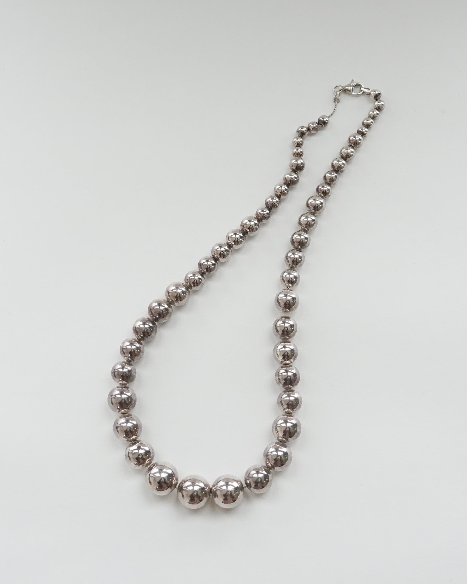 Silver Ball Necklace