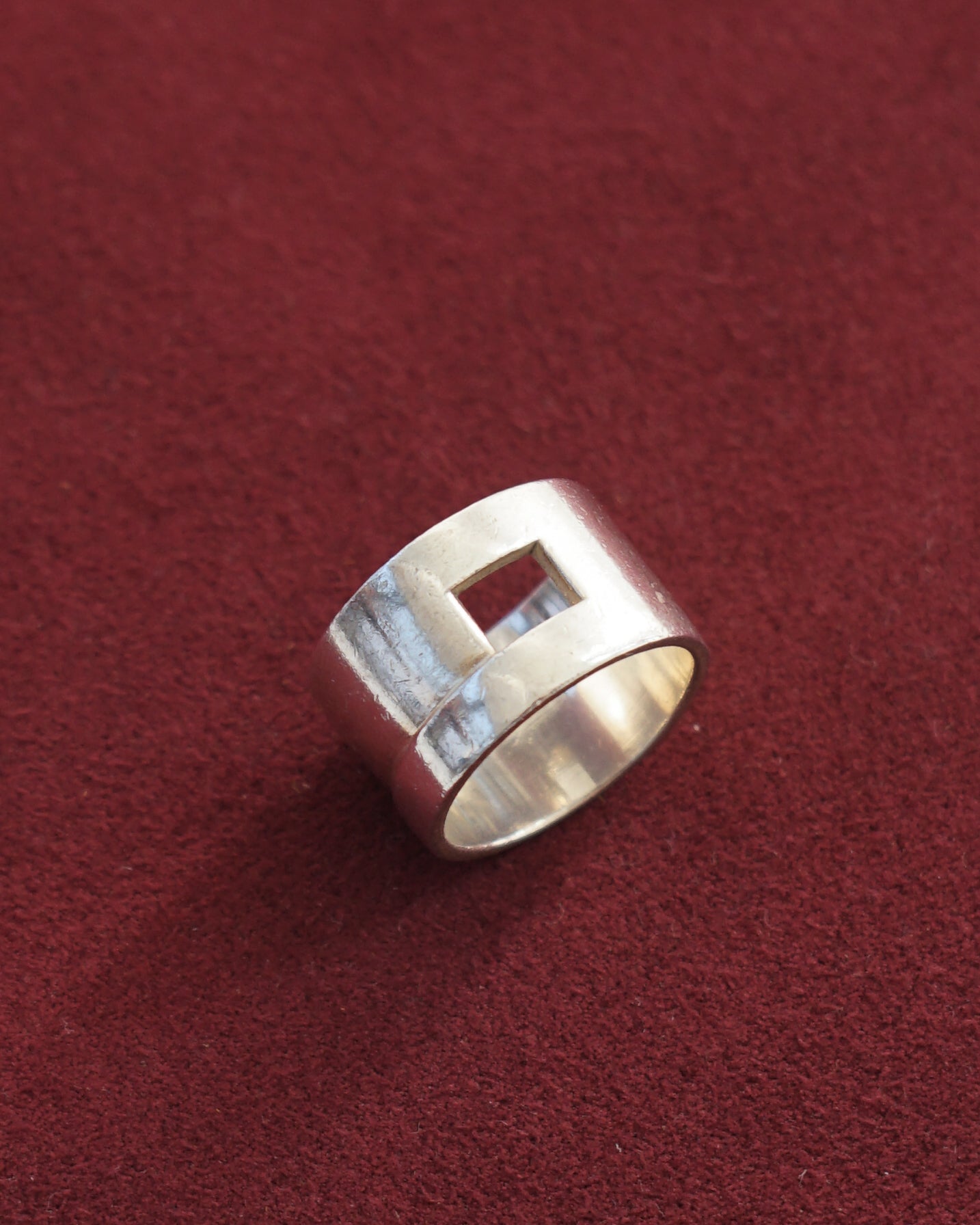 Silver Wide Band Ring