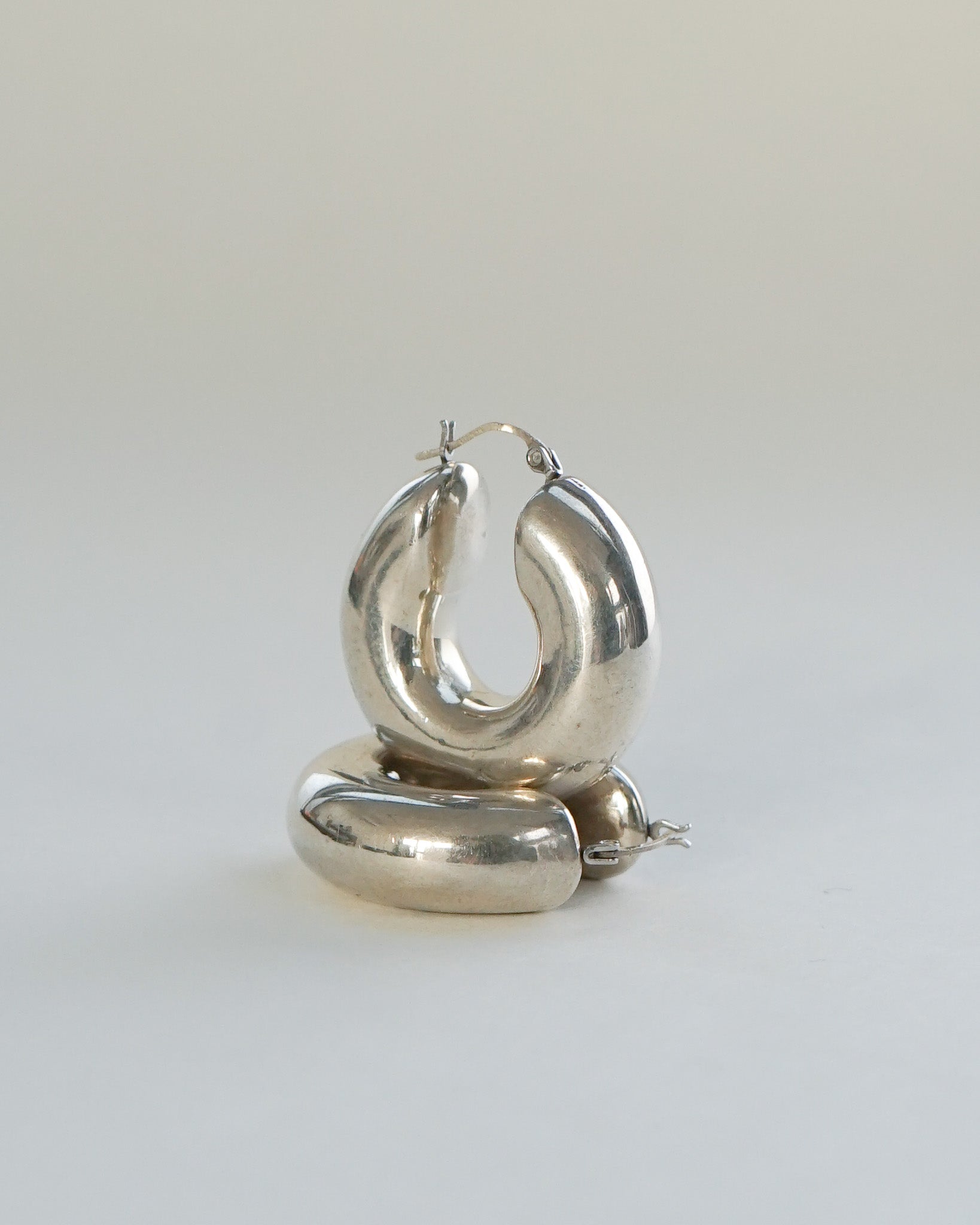 Silver Hoop Earrings