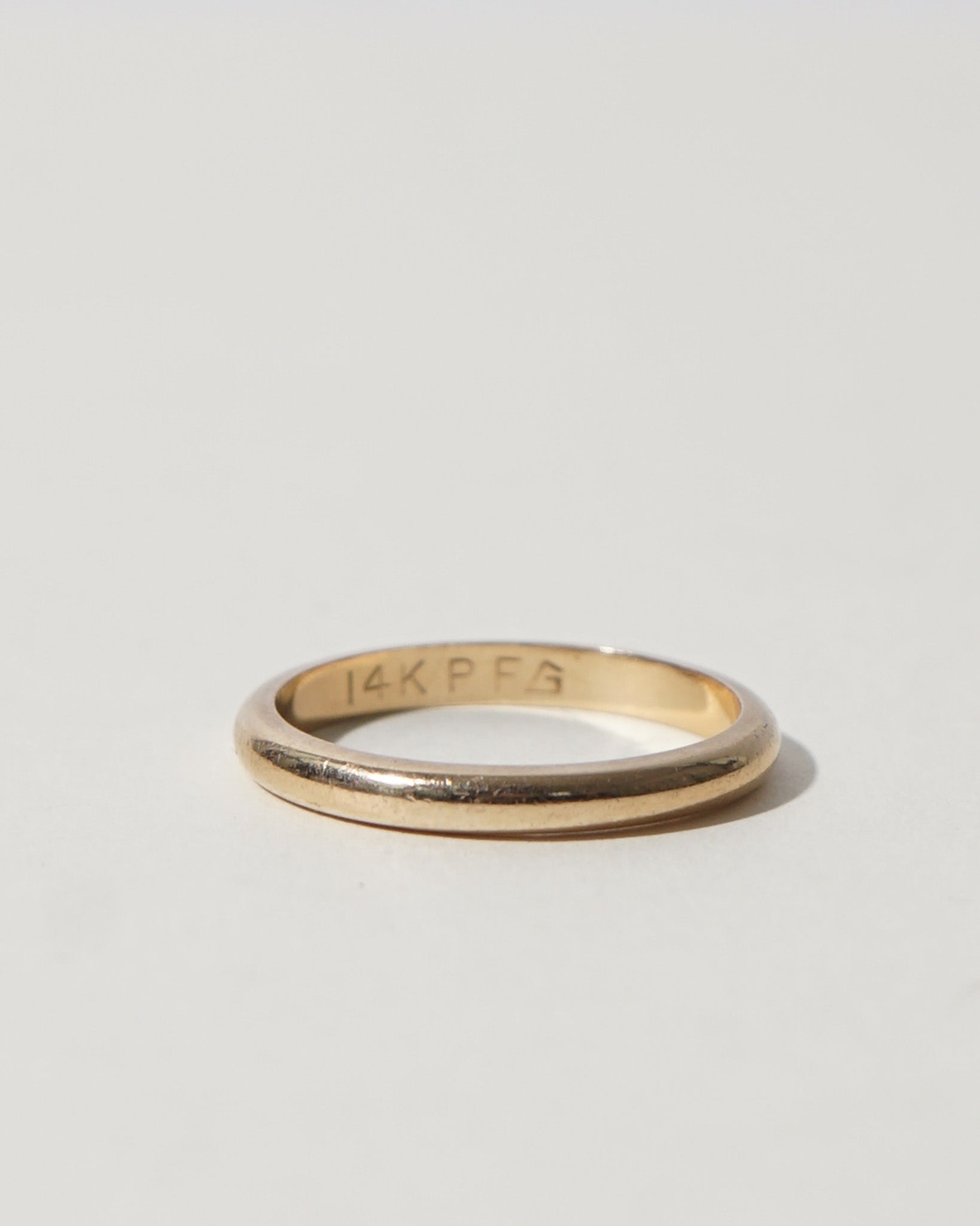 14k Gold Band Ring