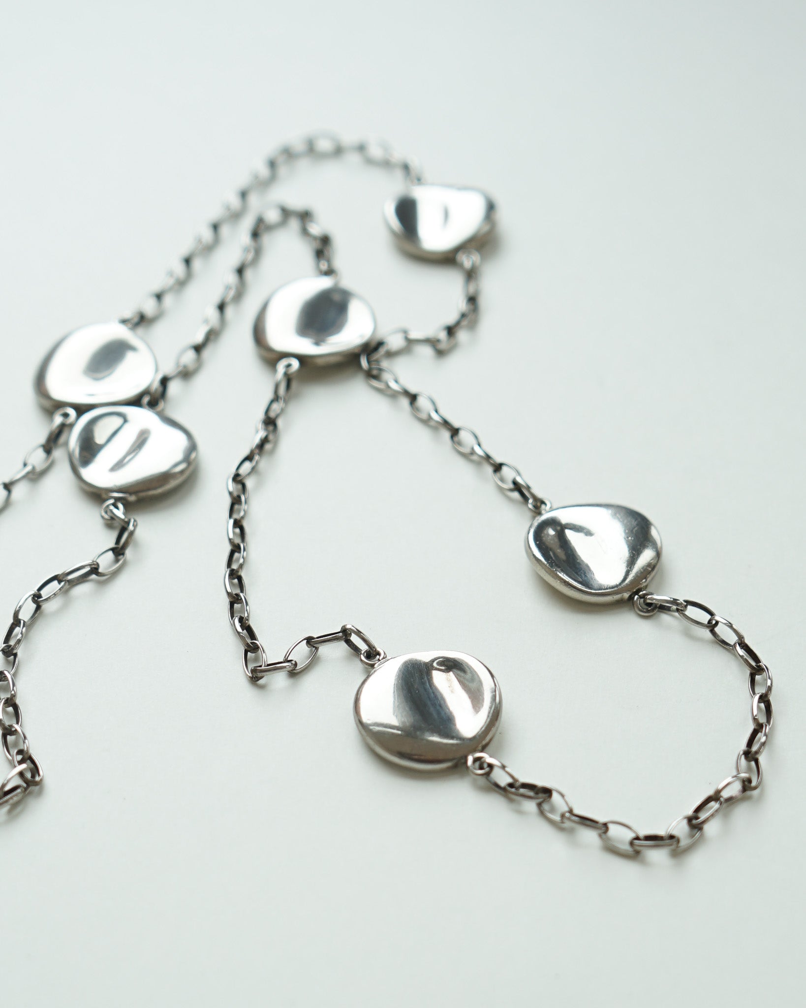 silver necklace