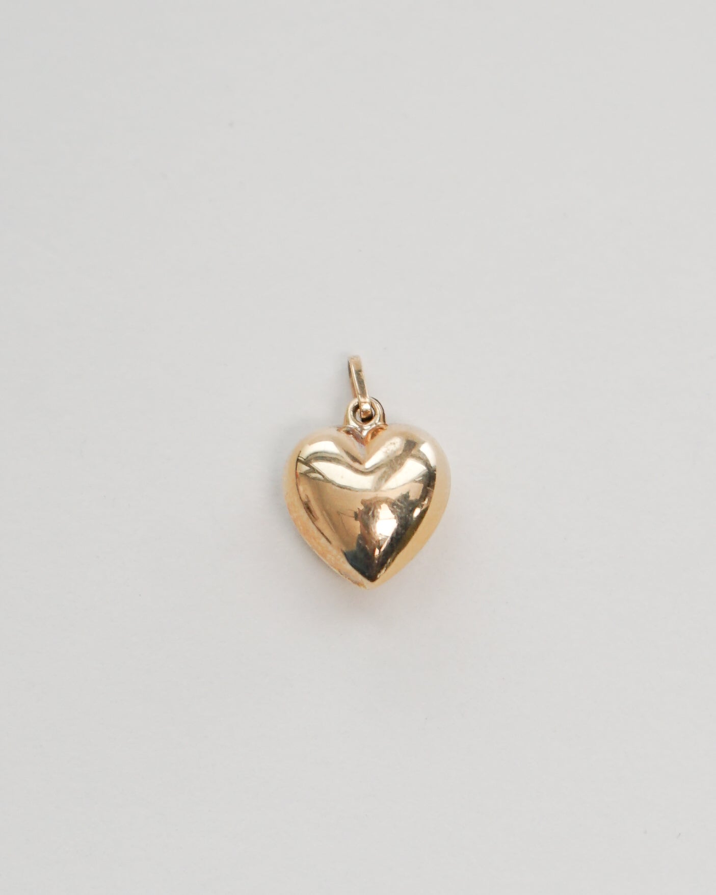 14k Gold Heart Charm