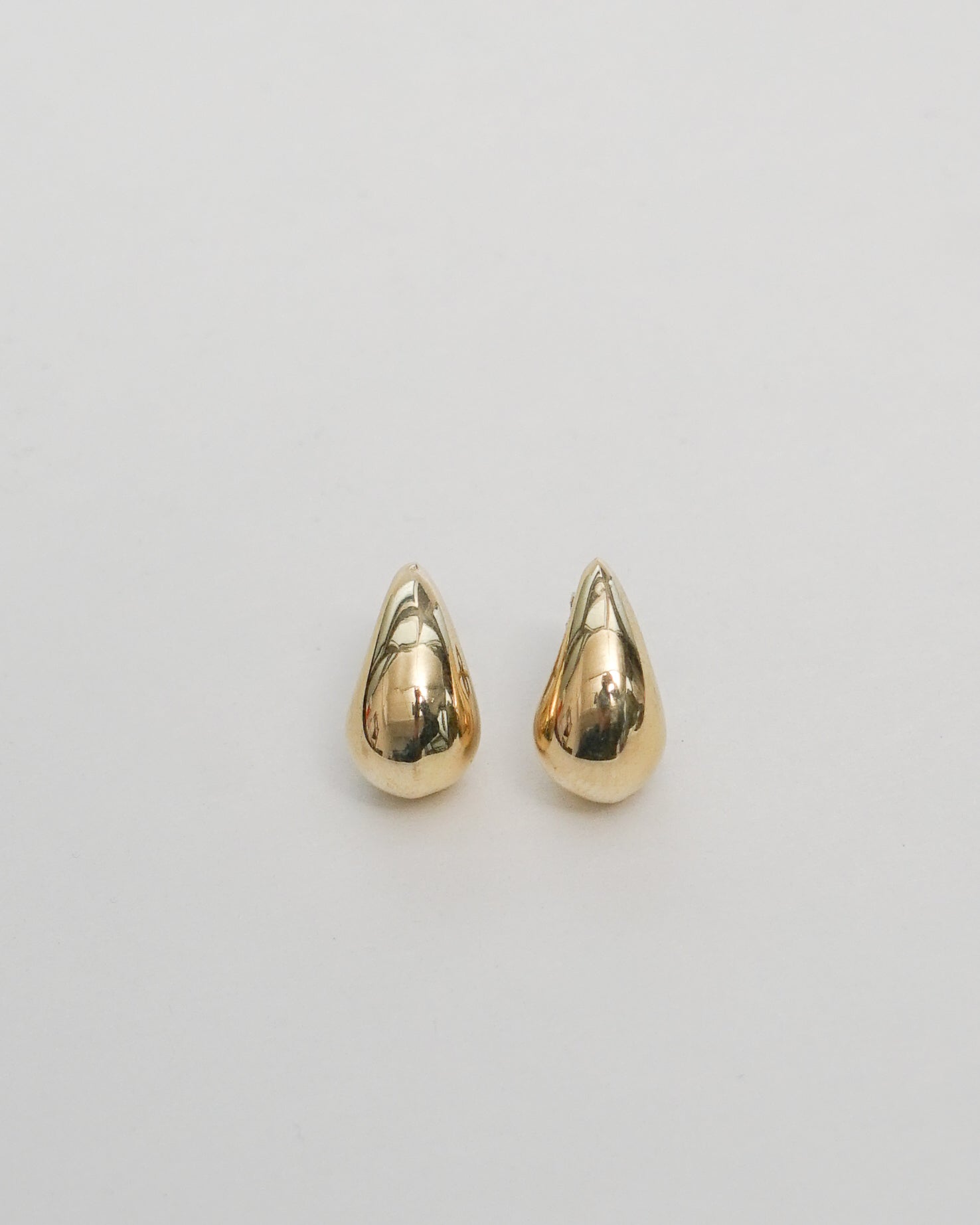 14k Gold Teardrop Earrings