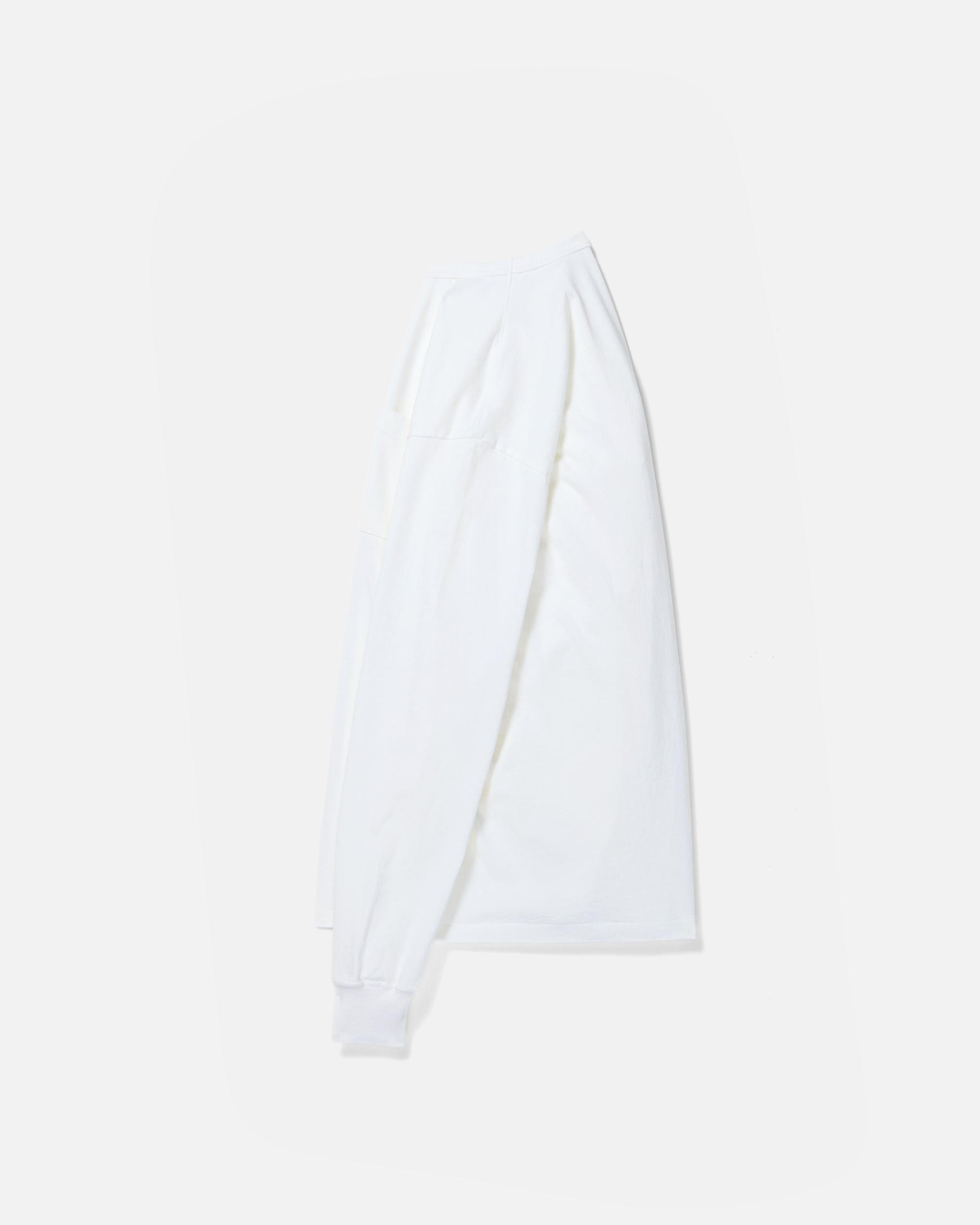 Heavy-weight Pocket Long Sleeve T-shirt / White – Front General Store