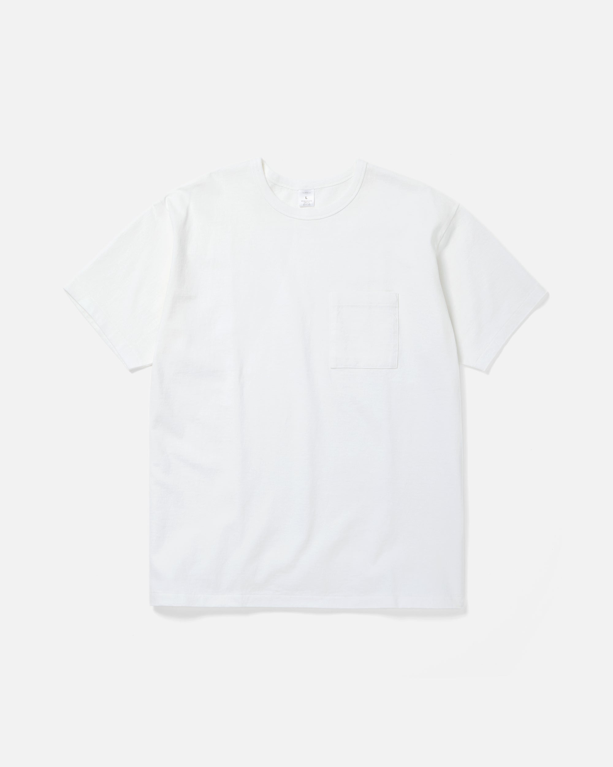 Heavyweight White T-Shirt – Made in Japan | FGS Originals – Front