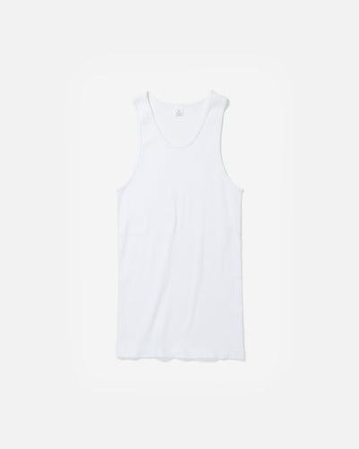 Rib Tank Top / White – Front General Store