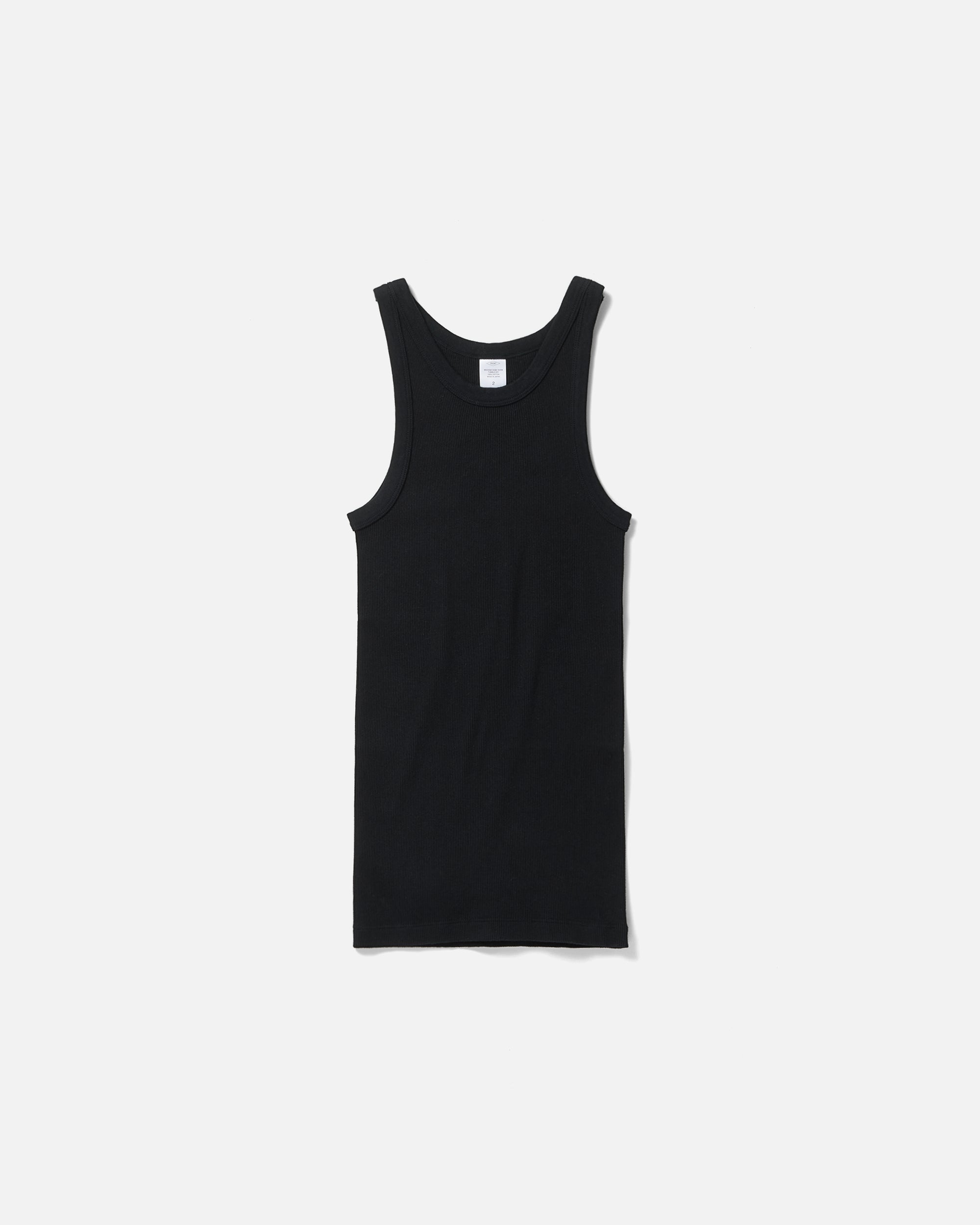 Rib Tank Top / Black – Front General Store