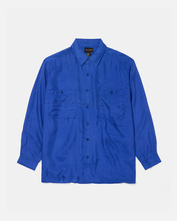 Silk Shirt Long Sleeve / Vivid
